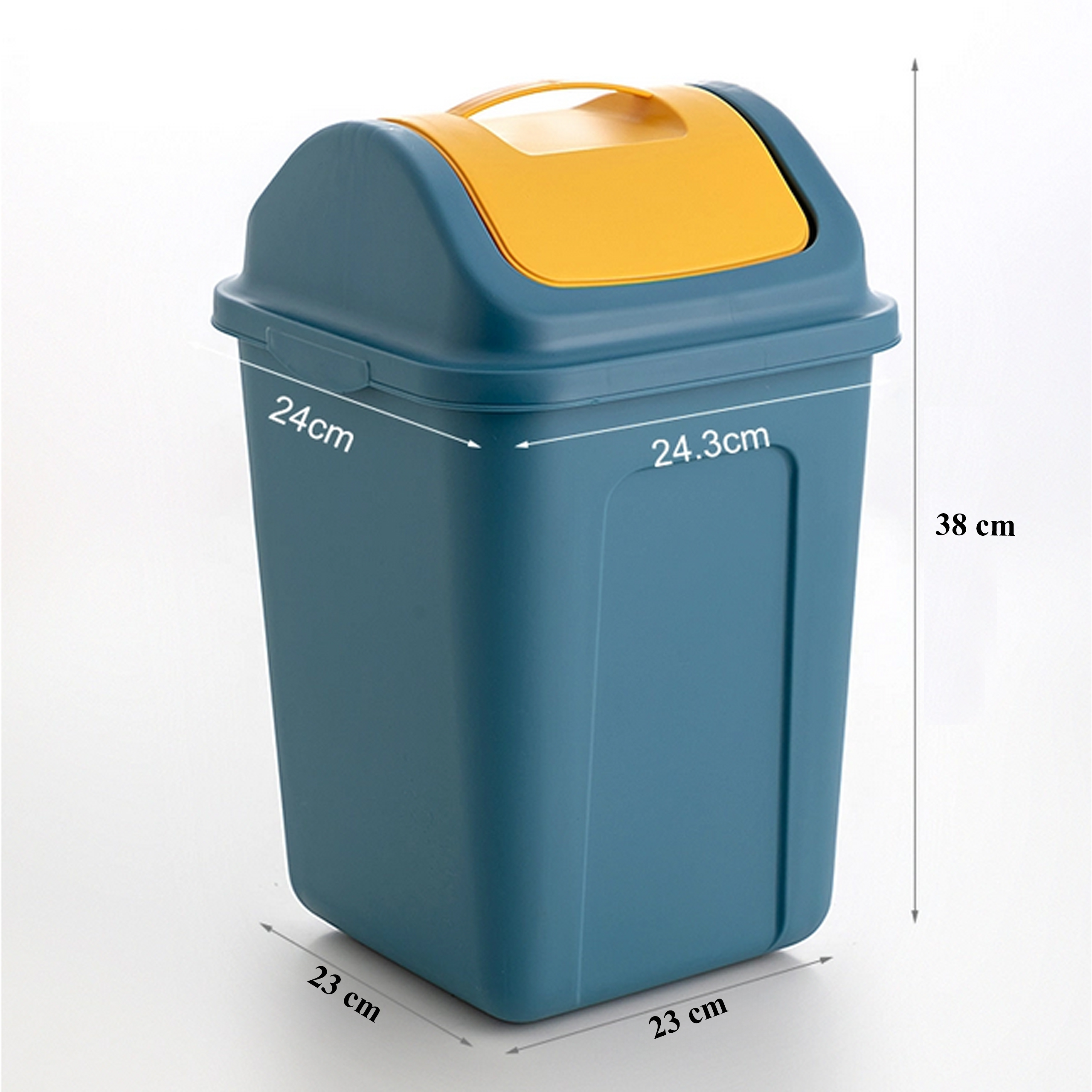 KOSZ POJEMNIK NA ŚMIECI ODPADY DO SEGREGACJI ODPADÓW PLASTIKOWY UCHYLNY - obrazek 4