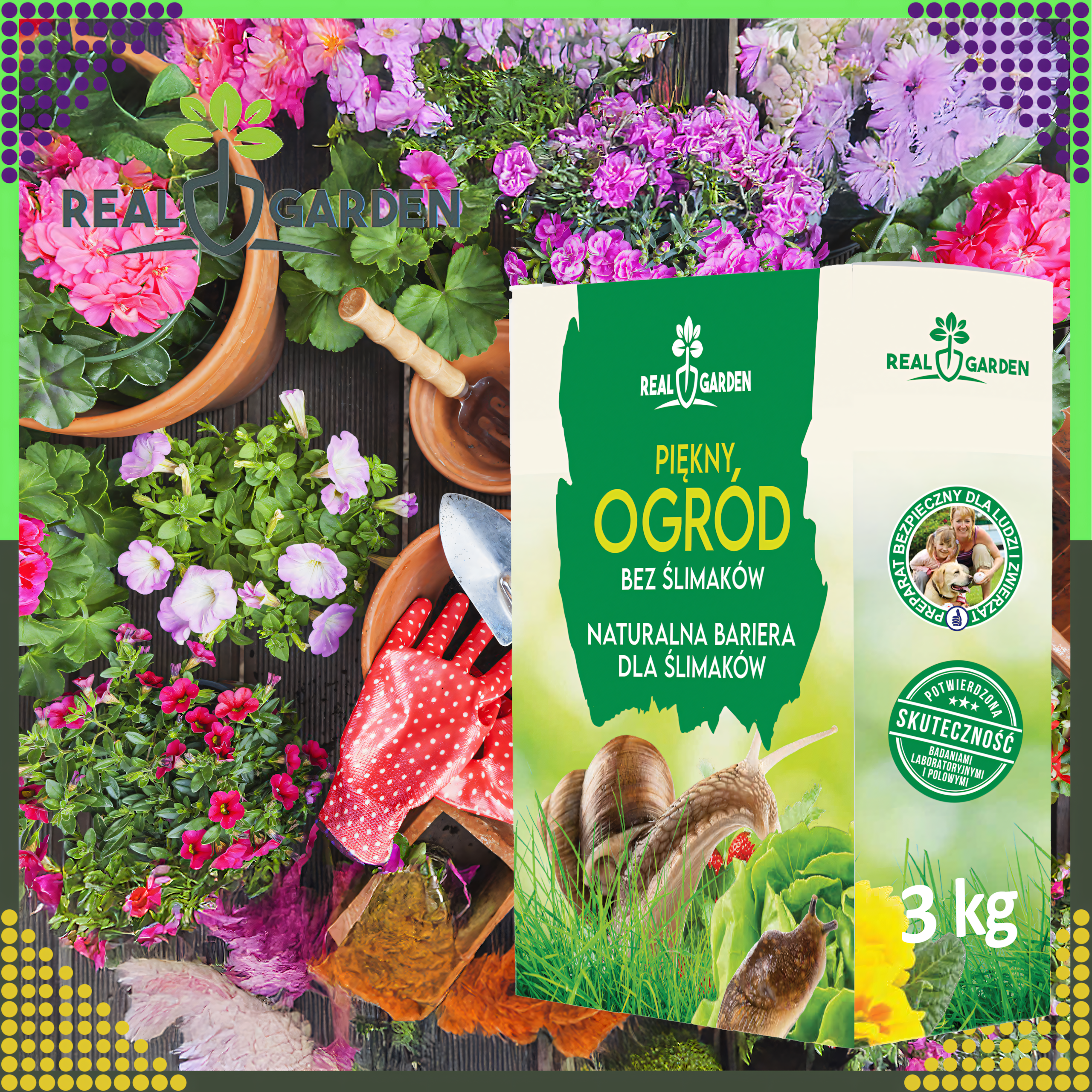 Środek Preparat Odstraszacz na Ślimaki Przeciwko Ślimakom 3 kg - obrazek 8