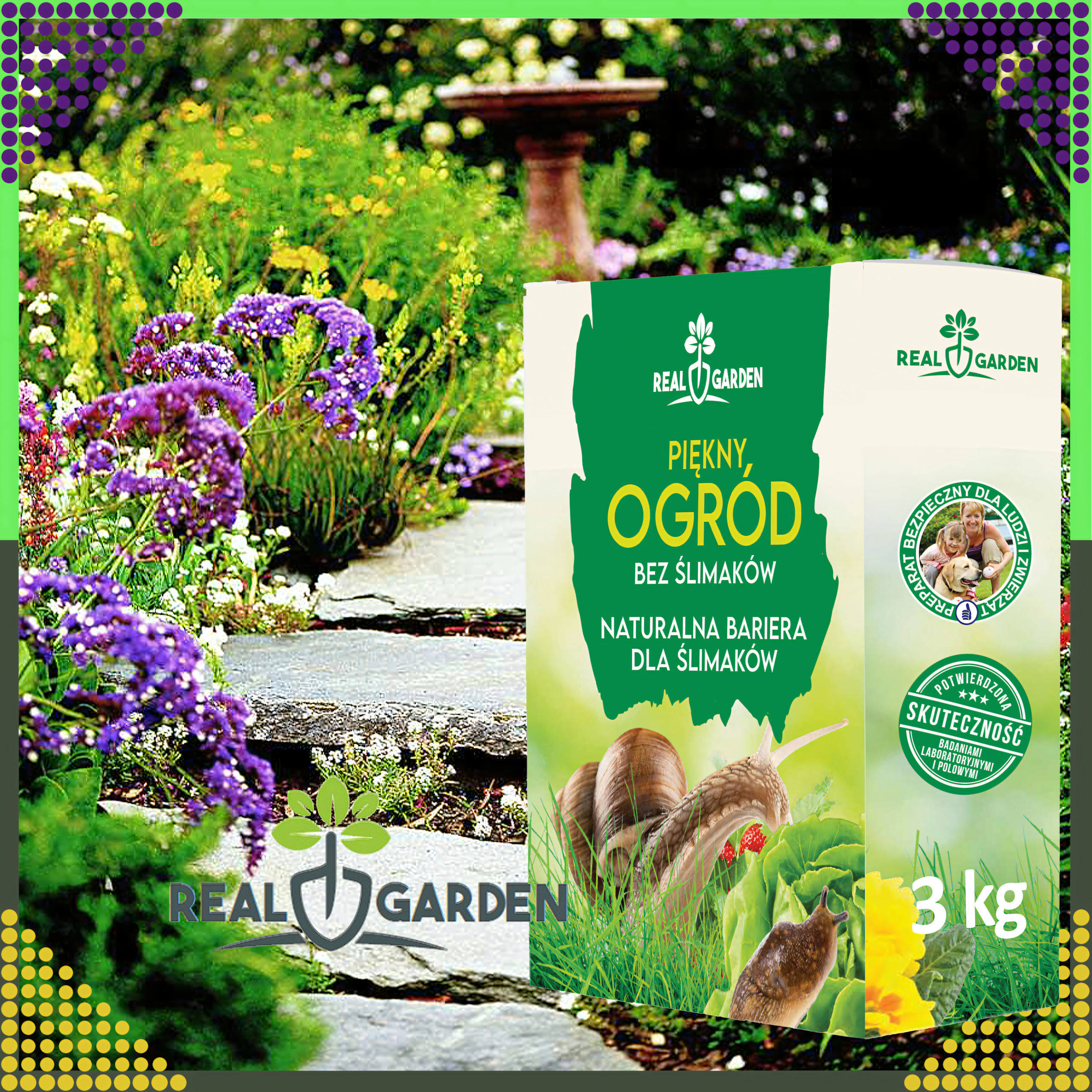 Środek Preparat Odstraszacz na Ślimaki Przeciwko Ślimakom 3 kg - obrazek 10
