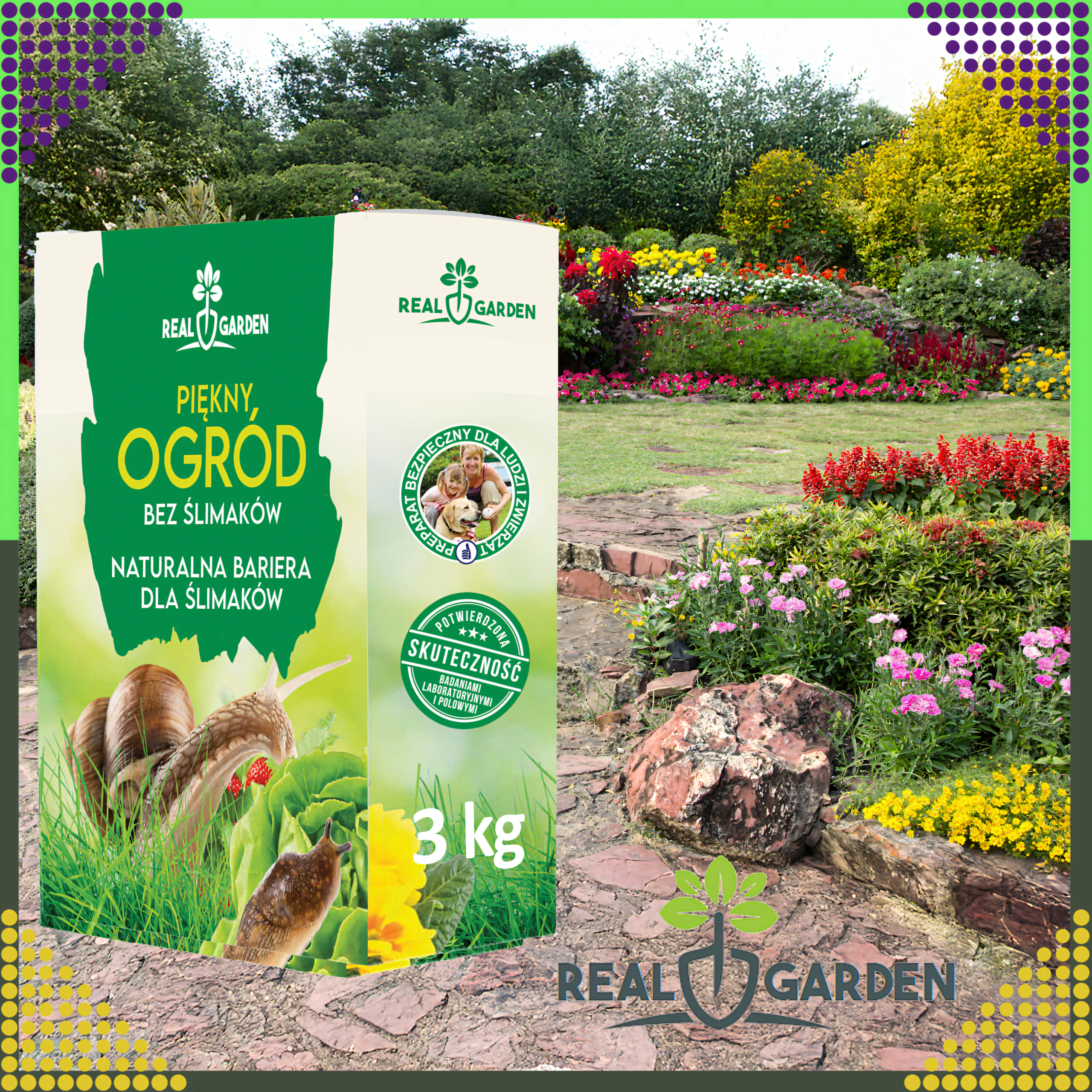 Środek Preparat Odstraszacz na Ślimaki Przeciwko Ślimakom 3 kg - obrazek 11