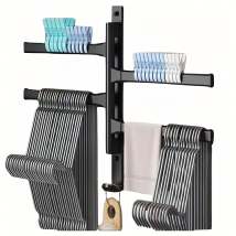 Wieszak Ścienny Obrotowy Łazienkowy Kuchenny na Ręczniki do Łazienki Szafy