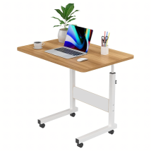 Stolik Biurko pod Laptopa Łóżko na Kółkach Regulowana Wysokość Mobilny