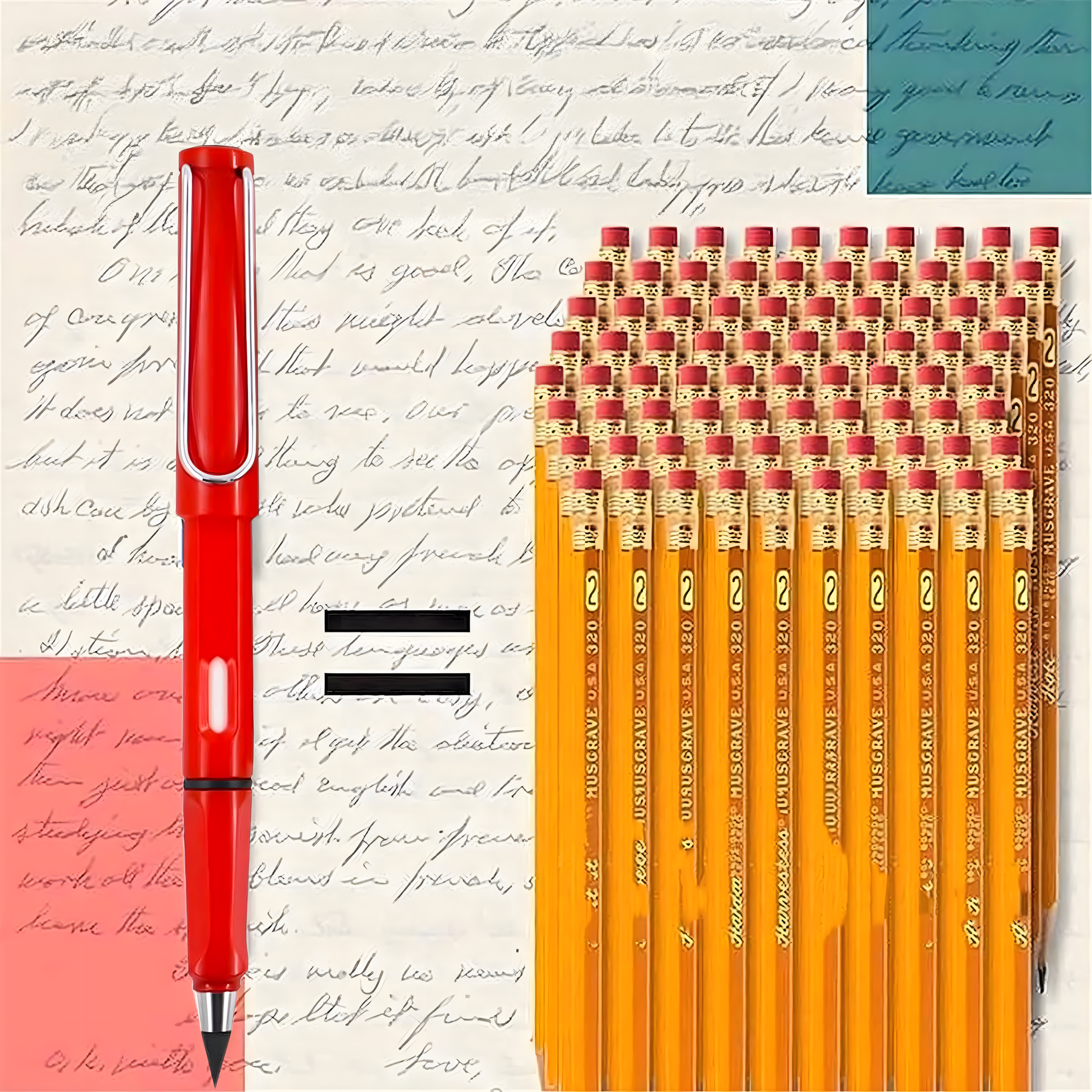 Ołówki Ołówek Wieczny Automatyczny z Gumką Magiczny Niekończący się 3 szt - obrazek 10