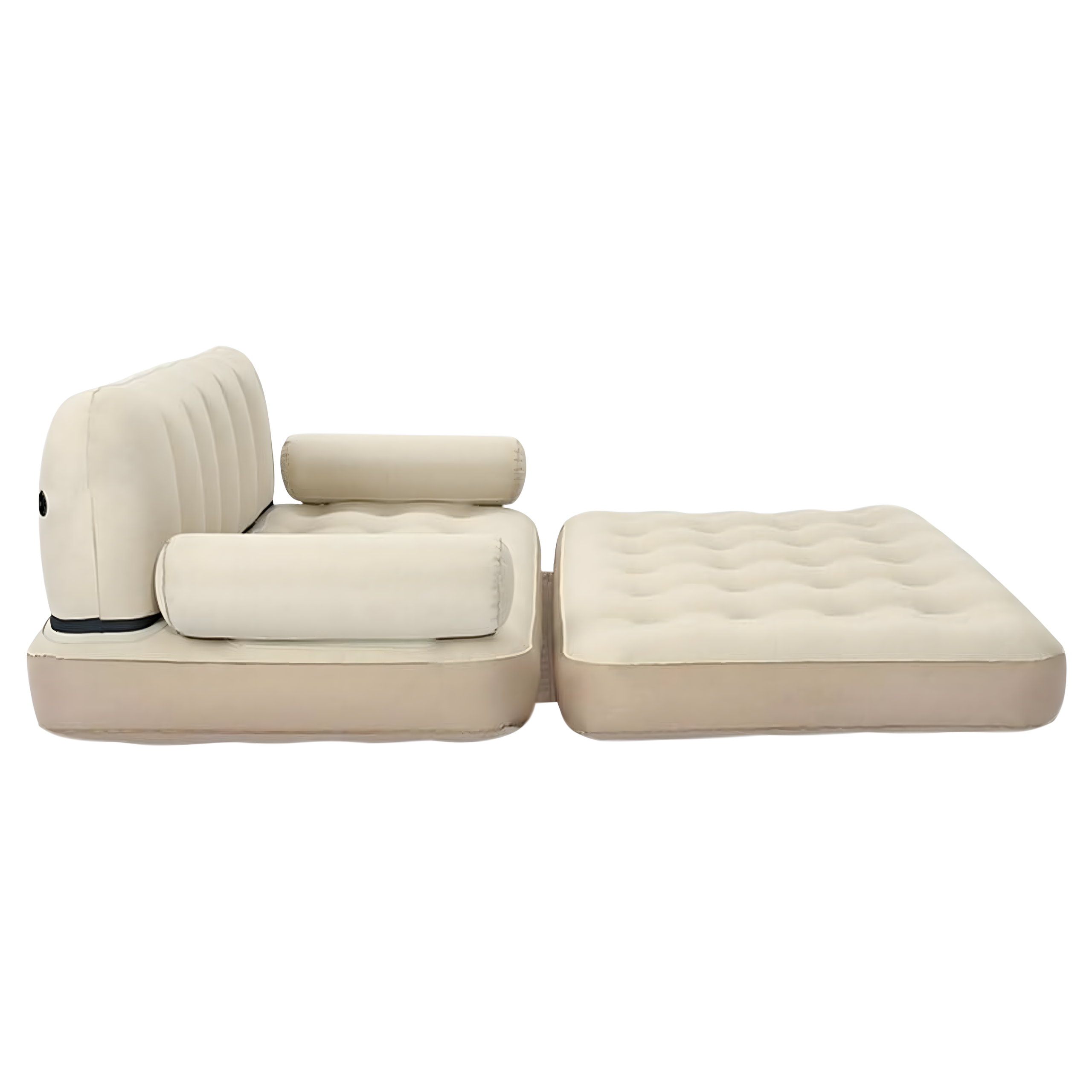 120x Materac Dmuchany Dwuosobowy Sofa Rozkładana Łóżko do Spania na Plażę Ryby - obrazek 5