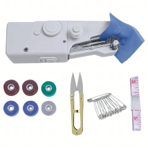 Mini Ręczna Maszyna do Szycia Przenośna Podróżna Domowa + Akcesoria