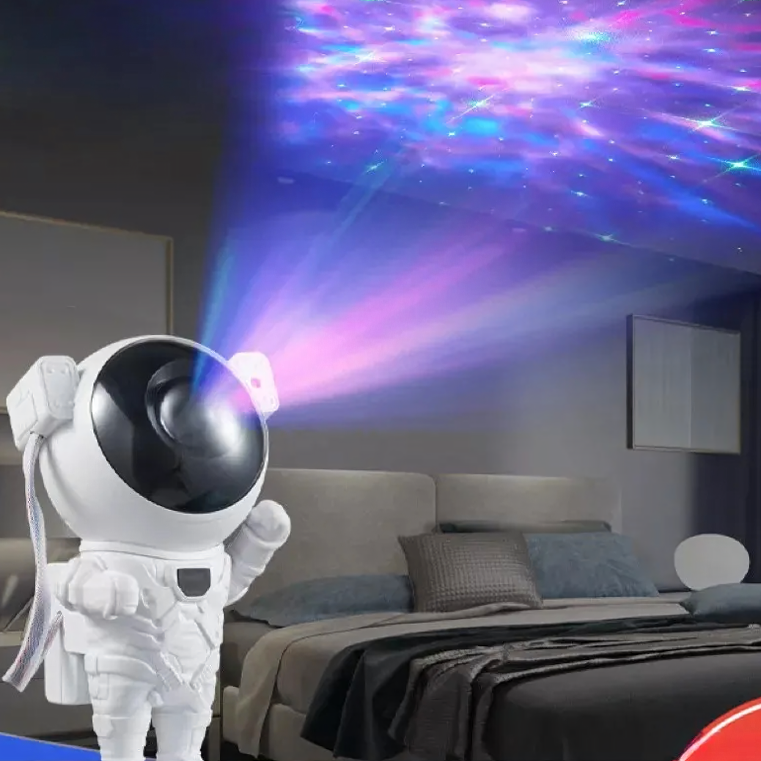 Projektor Gwiazd Astronauta Lampka Nocna Rzutnik dla dziecka Kosmos Pilot - obrazek 5