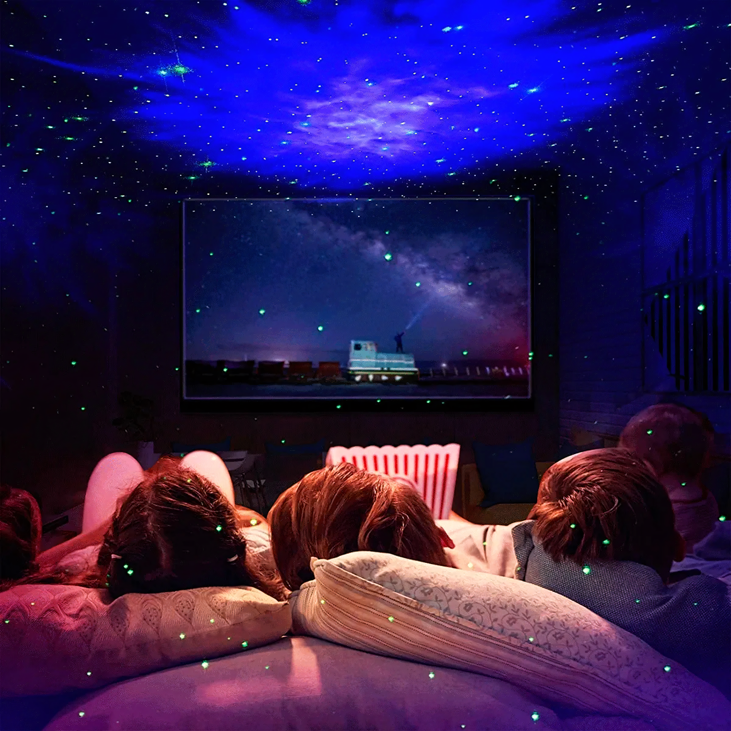 Projektor Gwiazd Astronauta Lampka Nocna Rzutnik dla dziecka Kosmos Pilot - obrazek 6