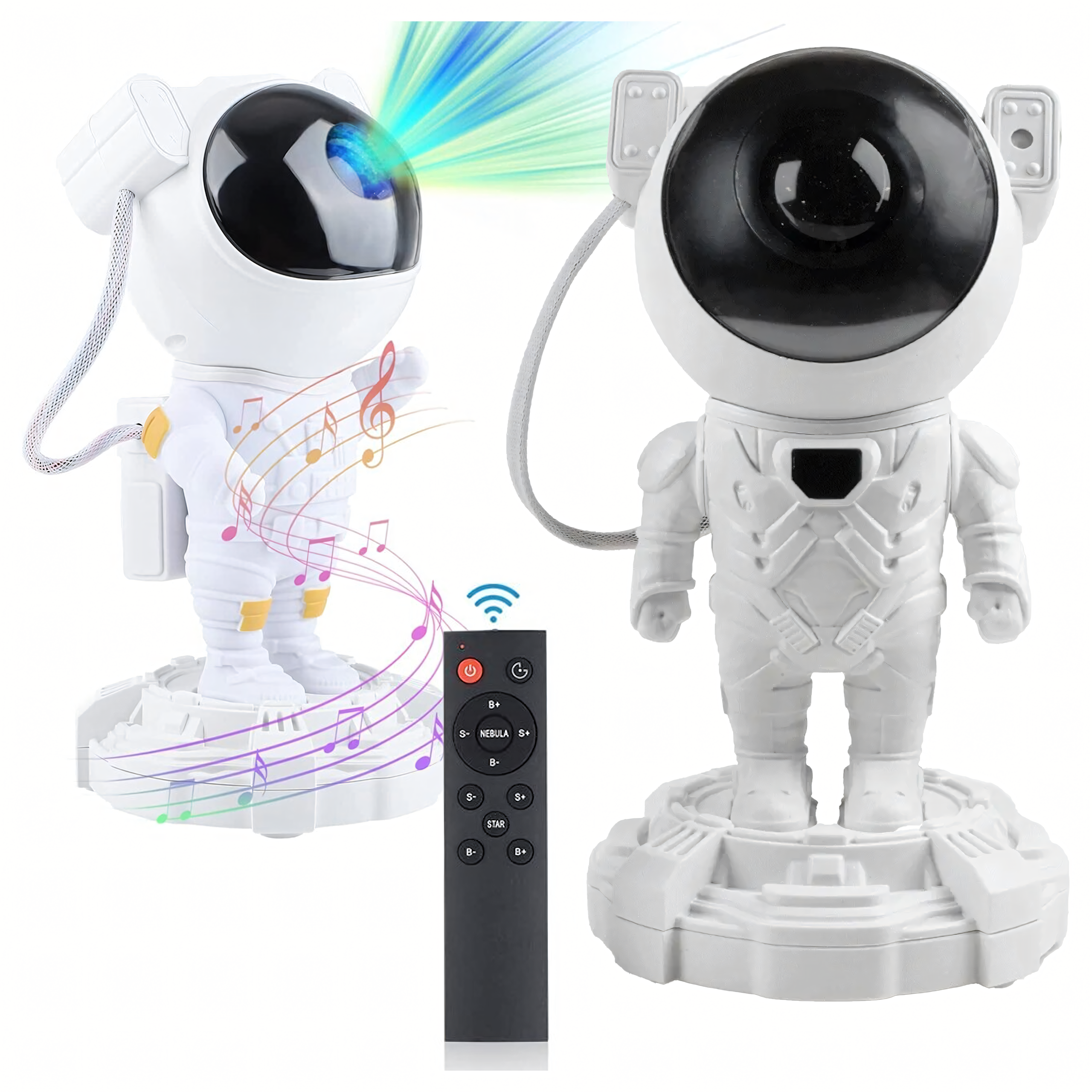 Projektor Gwiazd Astronauta Lampka Nocna Rzutnik dla dziecka Kosmos Pilot - obrazek 8