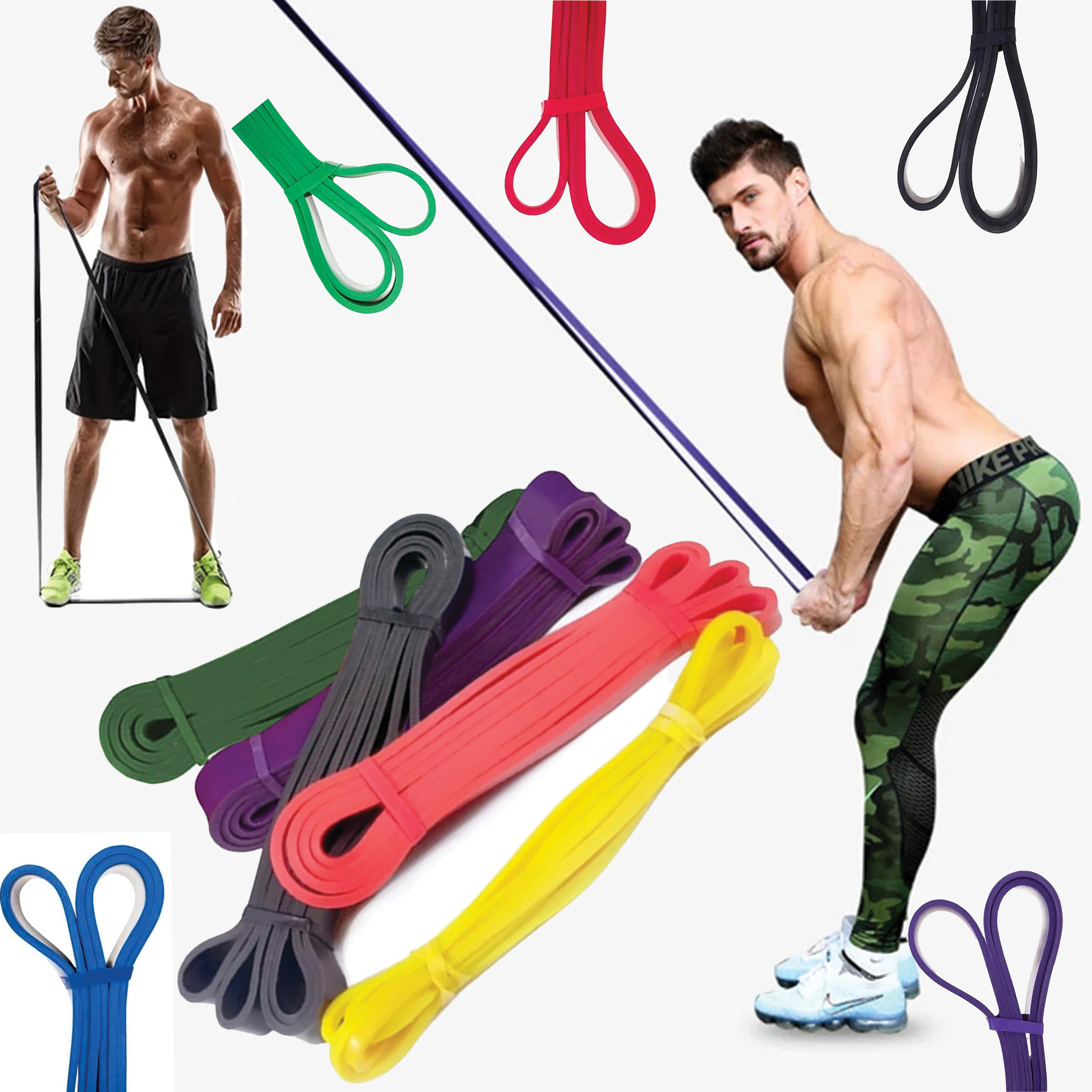 DUŻY ZESTAW GUM OPOROWYCH POWER BAND 5SZT GUMY DO ĆWICZEŃ PREMIUM QUALITY - obrazek 10