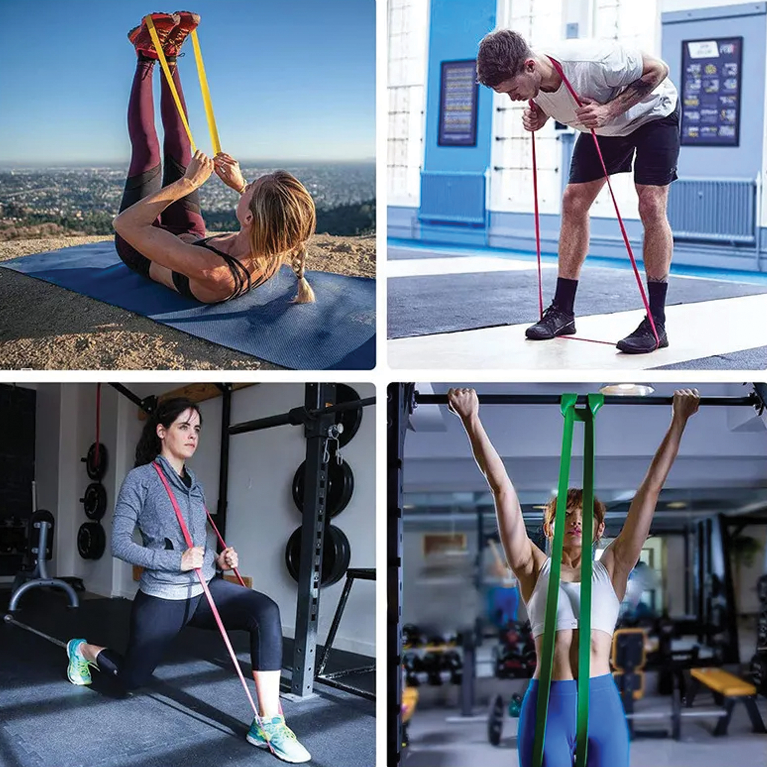 DUŻY ZESTAW GUM OPOROWYCH POWER BAND 5SZT GUMY DO ĆWICZEŃ PREMIUM QUALITY - obrazek 11