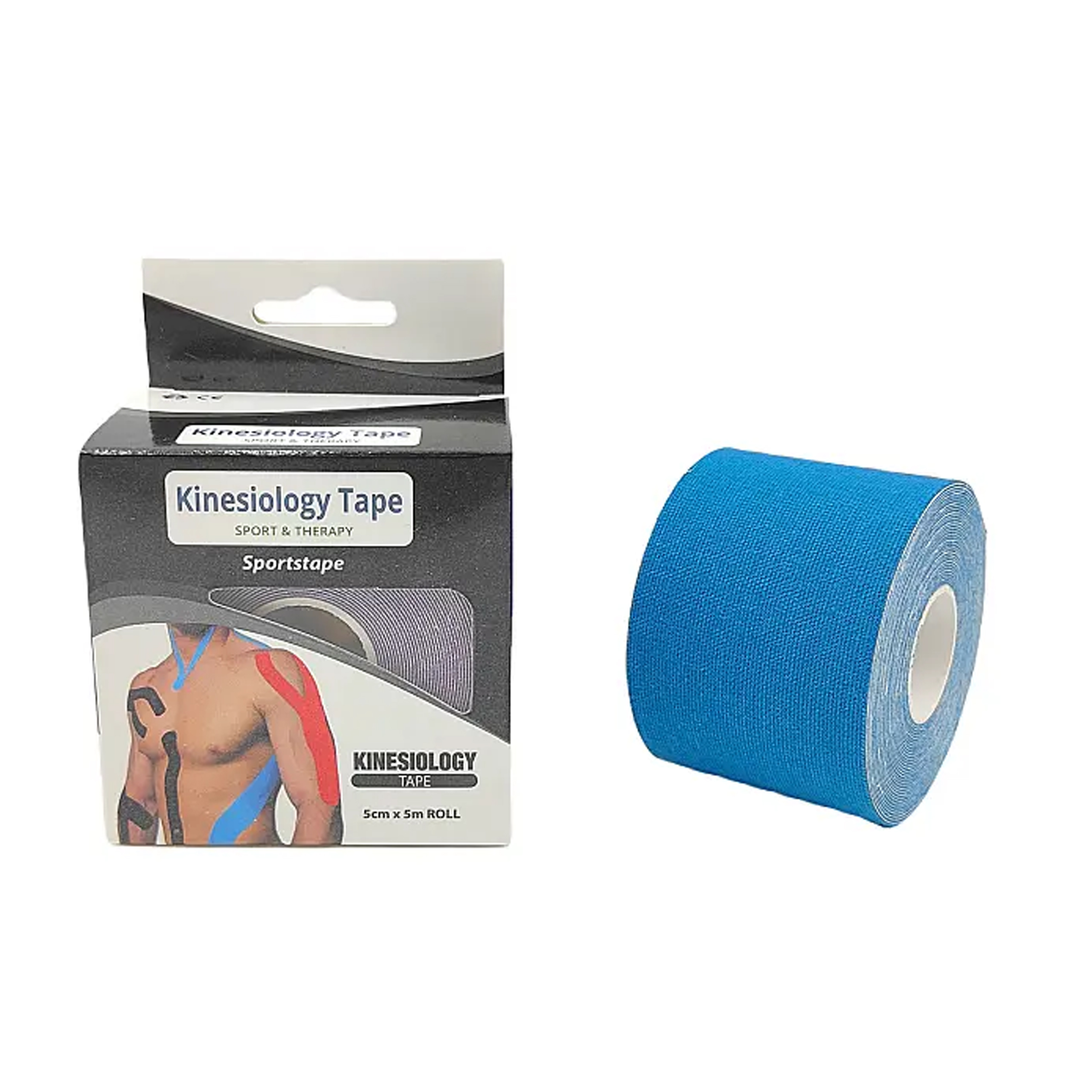 Plastry Tape Tejpy Kinesio Taping Tejp Taśma Kinesio Sport Pro 5Mx5CM - obrazek 4