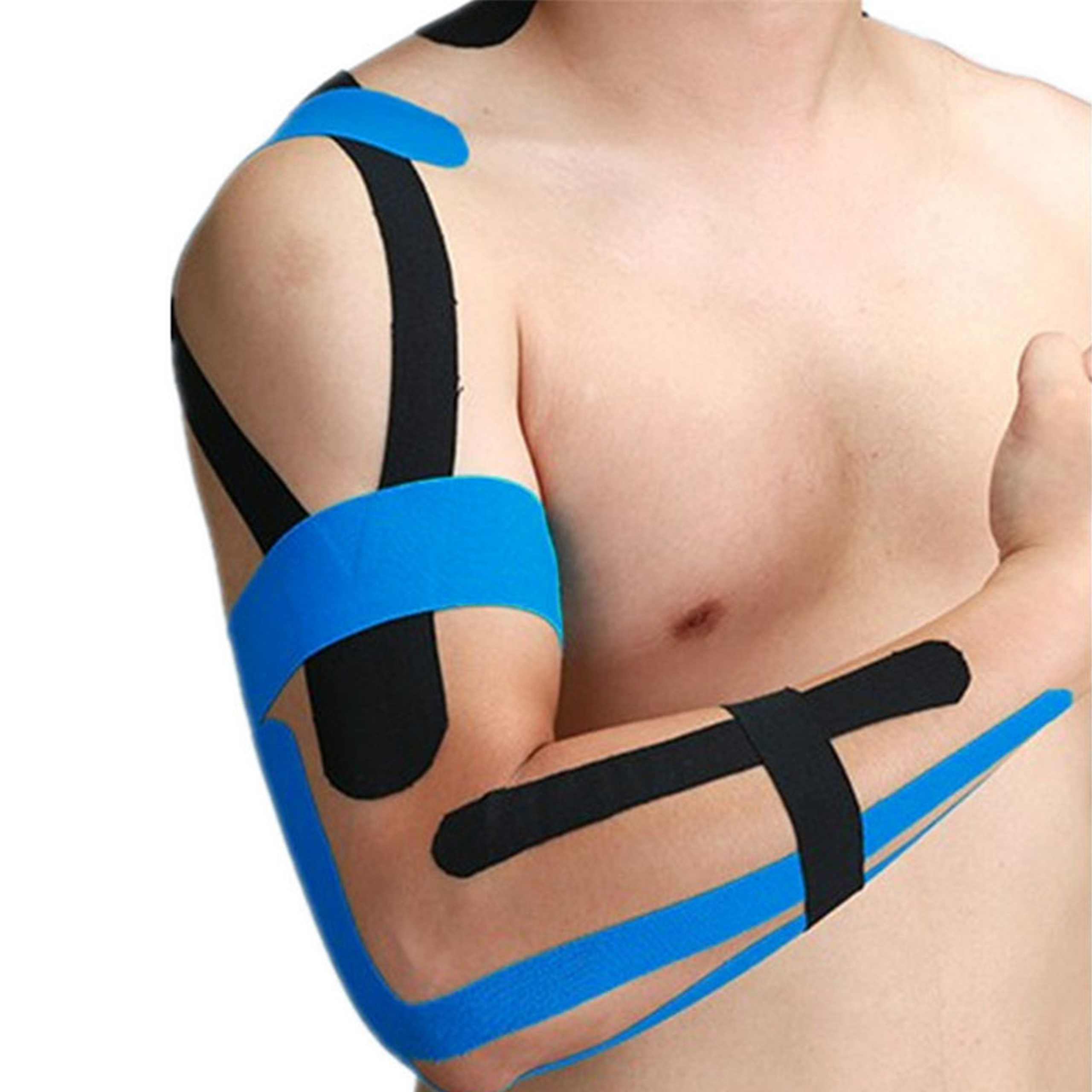Plastry Tape Tejpy Kinesio Taping Tejp Taśma Kinesio Sport Pro 5Mx5CM - obrazek 9