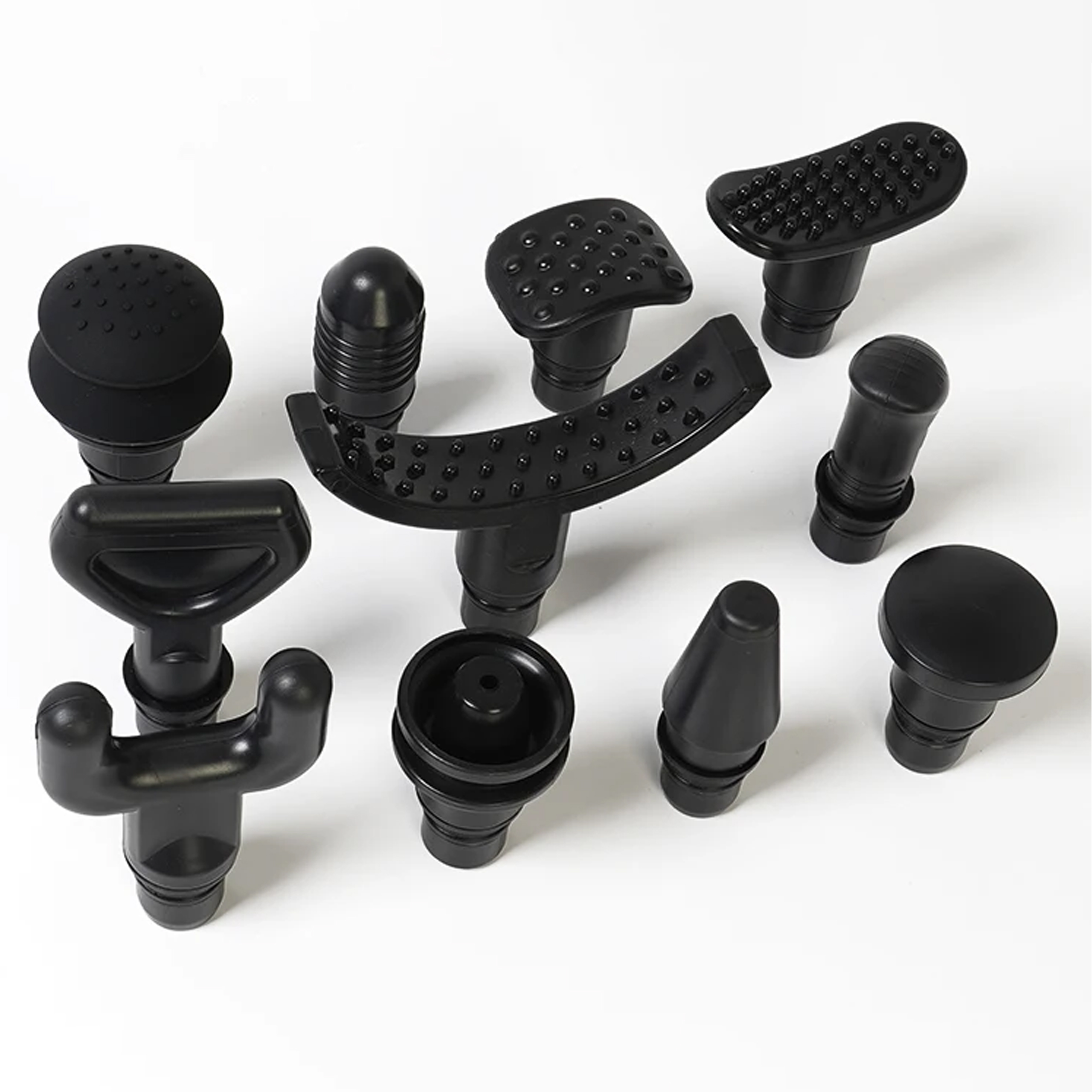 PISTOLET DO MASAŻU PLECÓW CIAŁA STÓP MASAŻER MASSAGE GUN 12 KOŃCÓWEK ZESTAW - obrazek 10