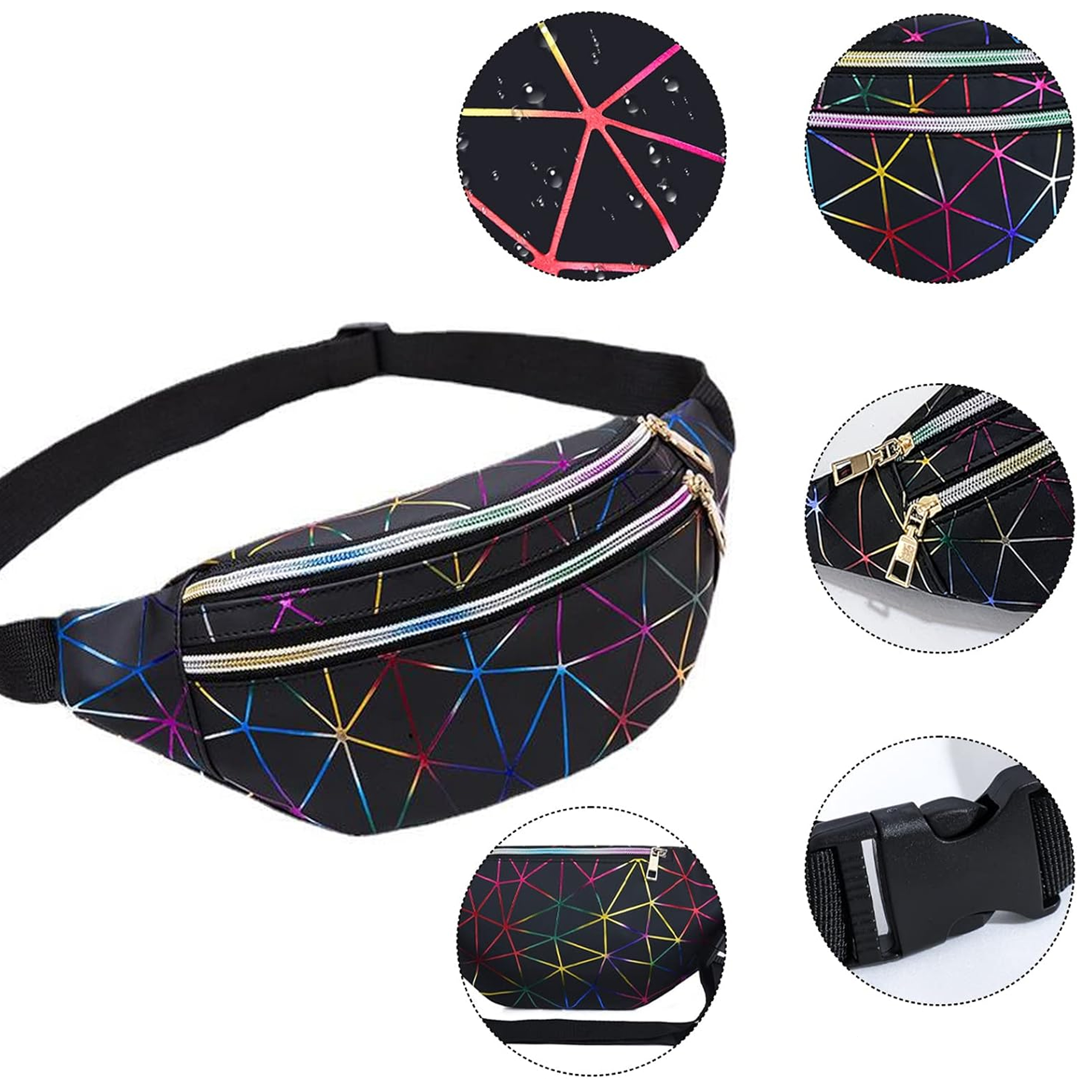 TOREBKA NERKA SASZETKA BIODRÓWKA DAMSKA MĘSKA POJEMNA REGULOWANA SPORTOWA - obrazek 4