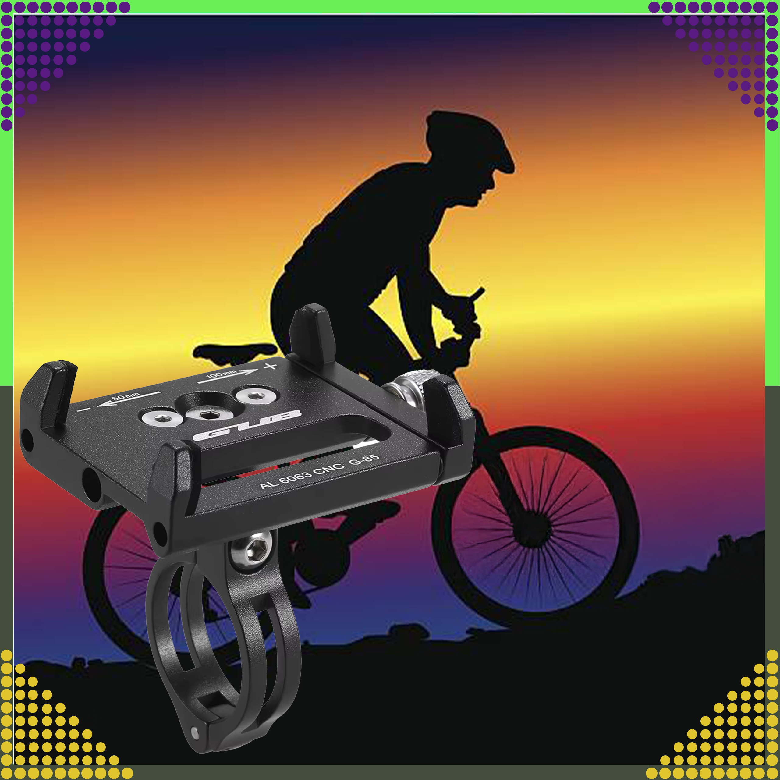 Uchwyt Rowerowy na Kierownicę do Telefonu na Rower Motocykl Mocny Solidny - obrazek 4