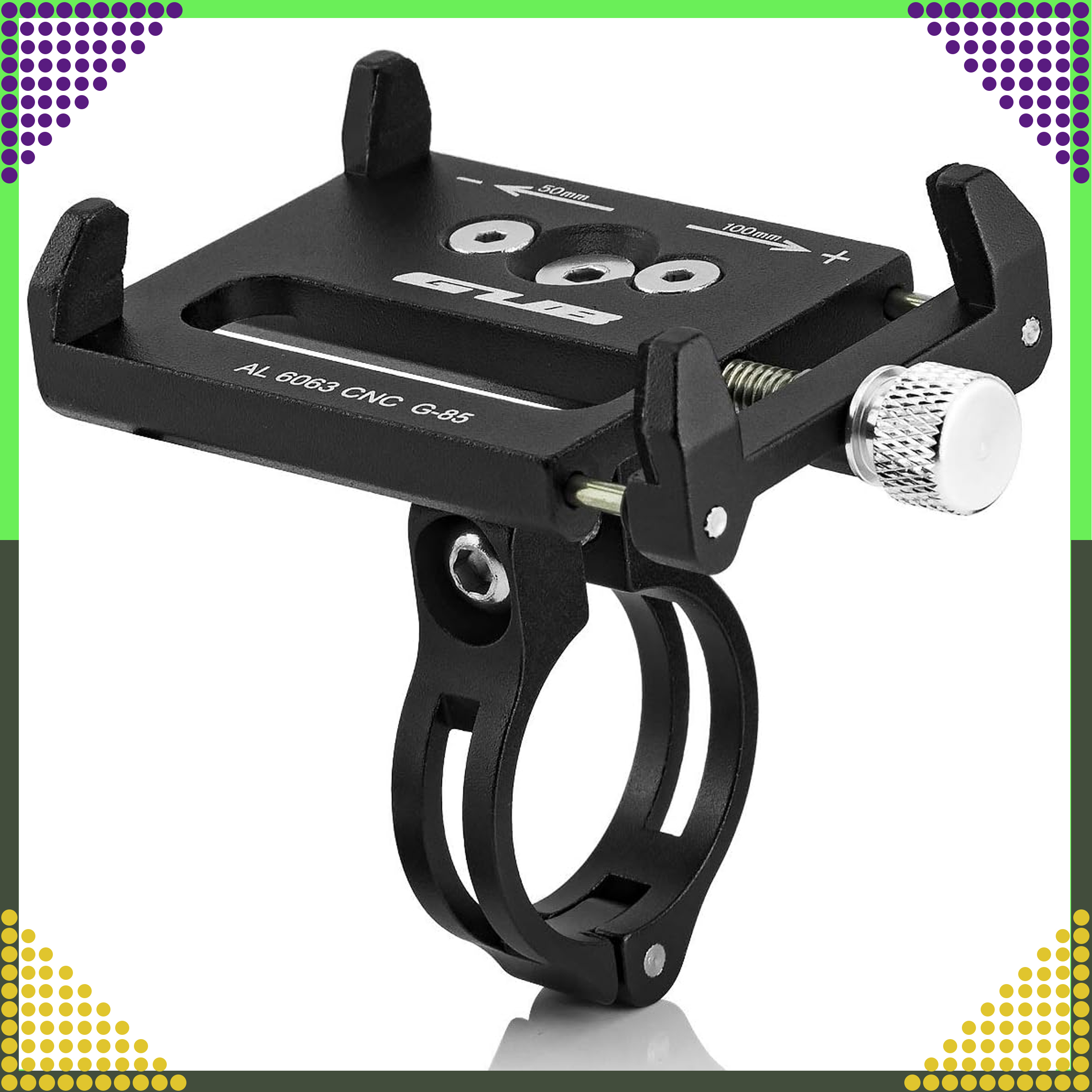 Uchwyt Rowerowy na Kierownicę do Telefonu na Rower Motocykl Mocny Solidny - obrazek 6