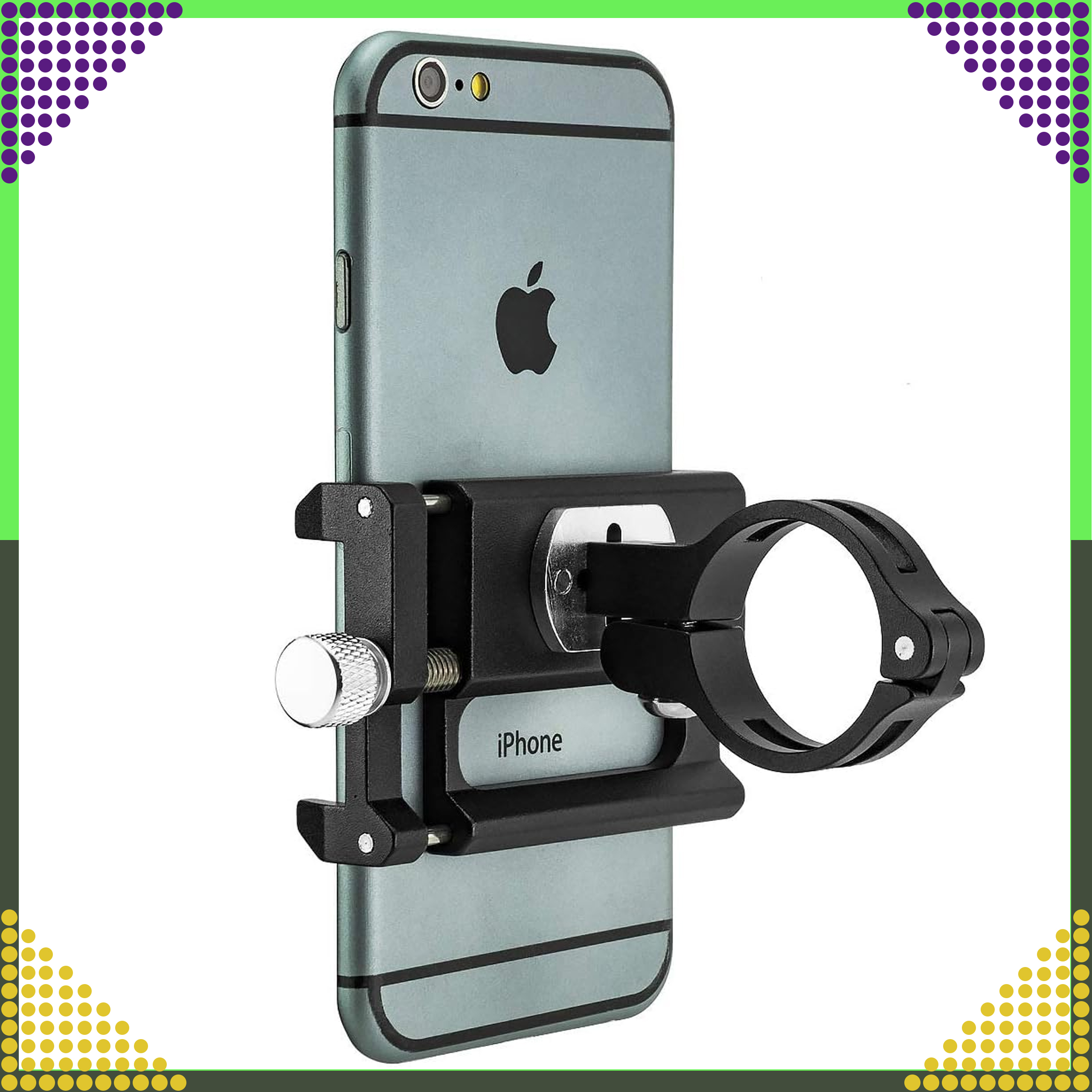 Uchwyt Rowerowy na Kierownicę do Telefonu na Rower Motocykl Mocny Solidny - obrazek 7