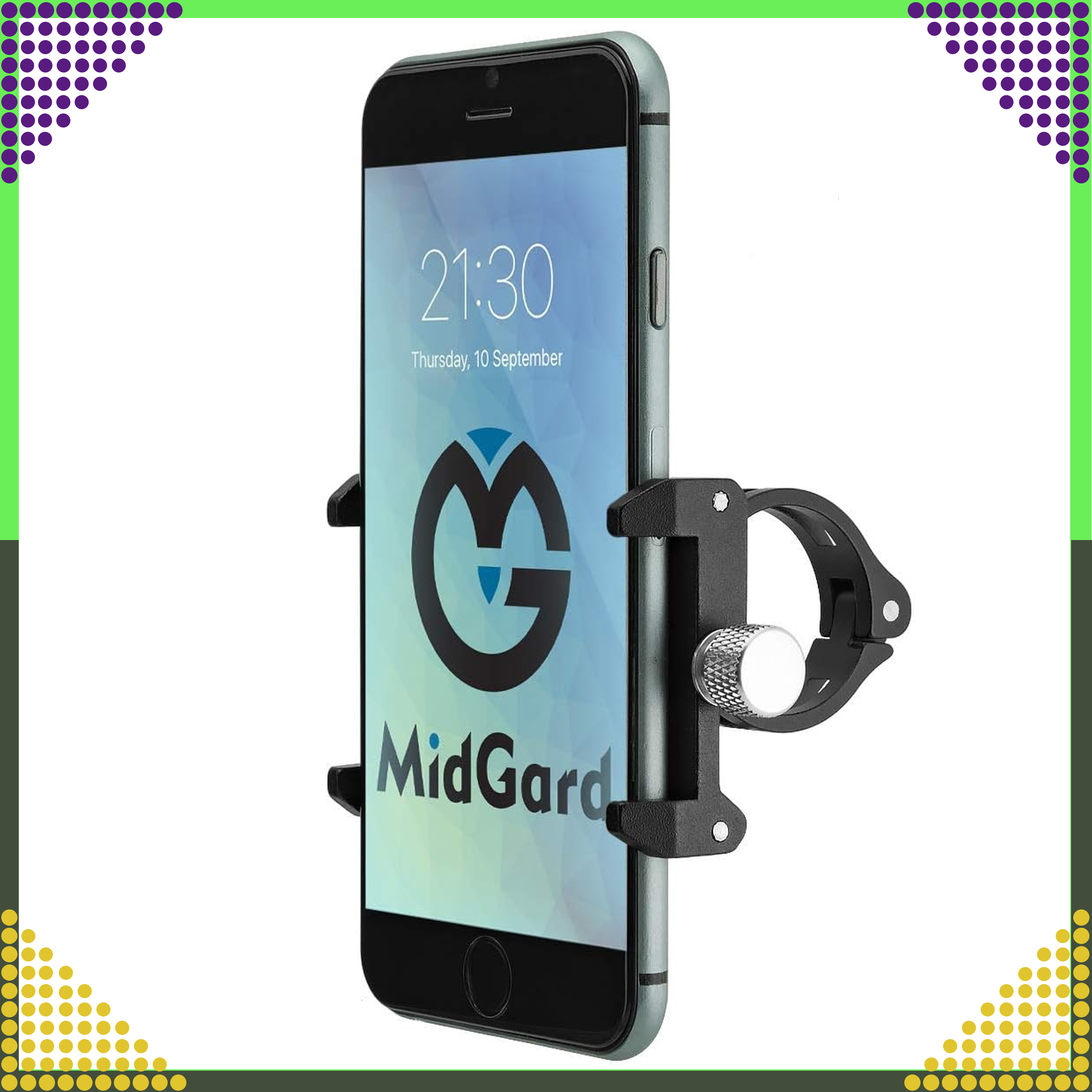 Uchwyt Rowerowy na Kierownicę do Telefonu na Rower Motocykl Mocny Solidny - obrazek 8