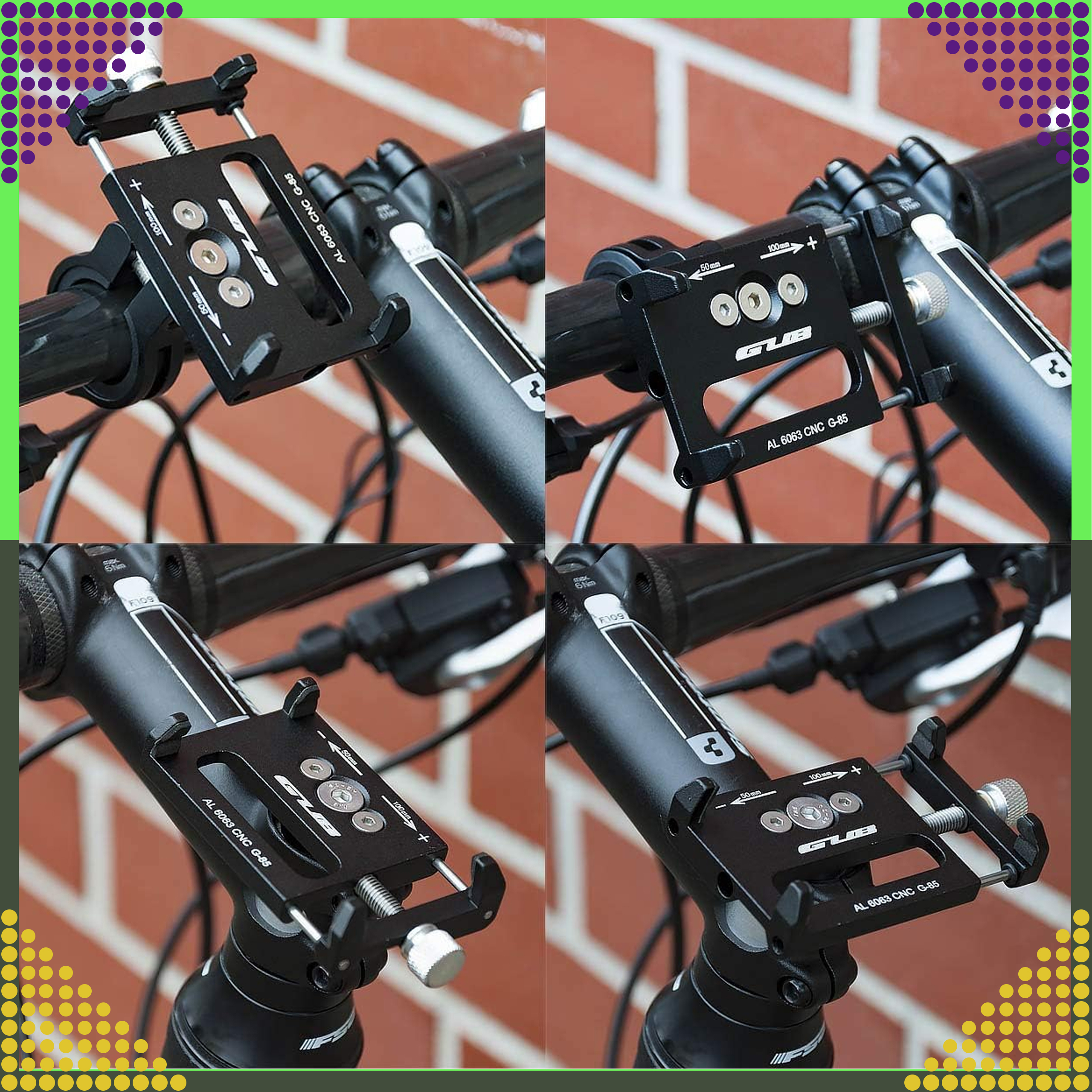 Uchwyt Rowerowy na Kierownicę do Telefonu na Rower Motocykl Mocny Solidny - obrazek 10