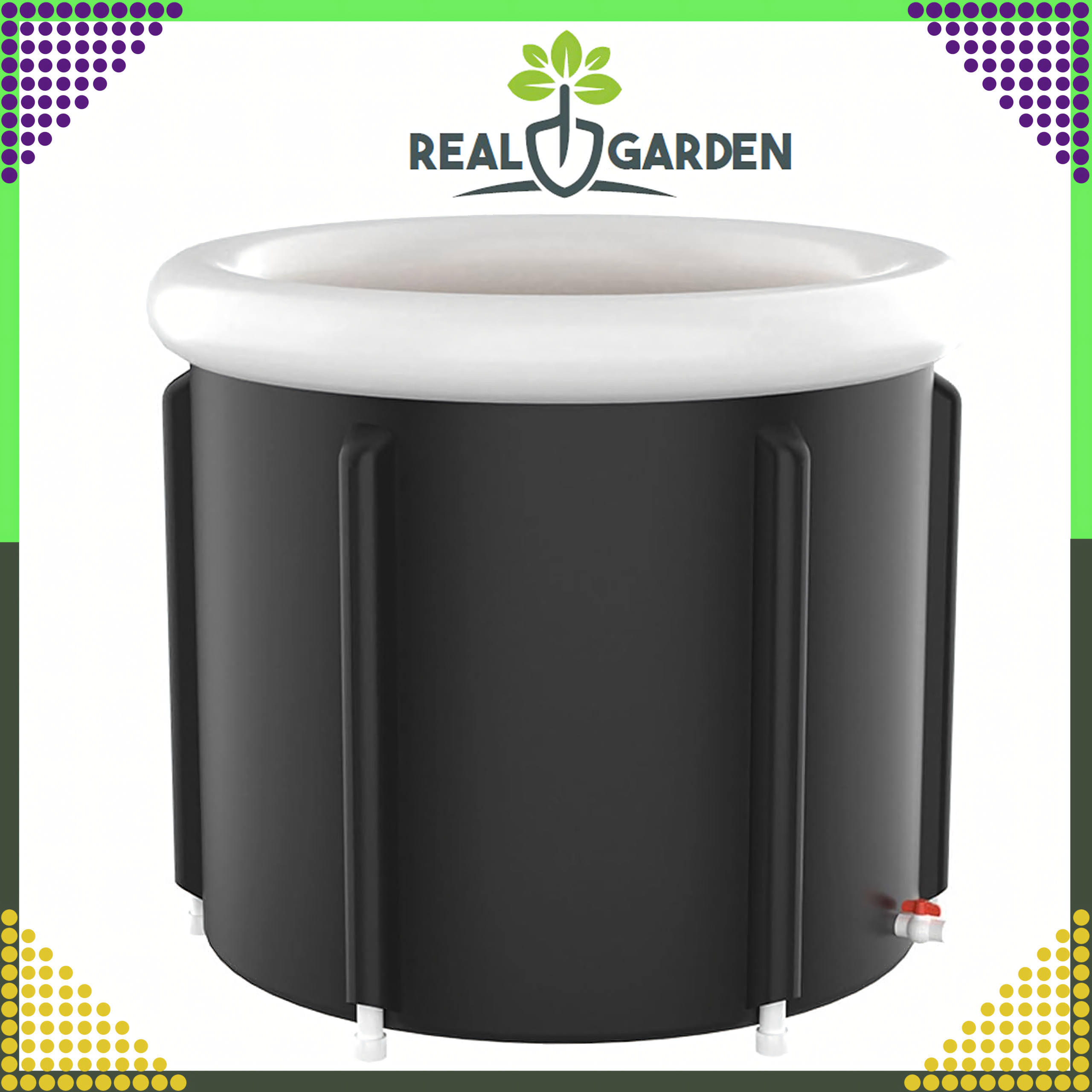 Beczka Balia Wanna Lodowa do Morsowania Kąpieli Przenośna Składana Pompka - obrazek 9