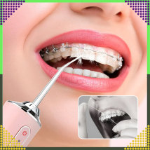 Irygator do Zębów Bezprzewodowy Dentystyczny Mocny 4 Dysze 3 Tryby 220 ml