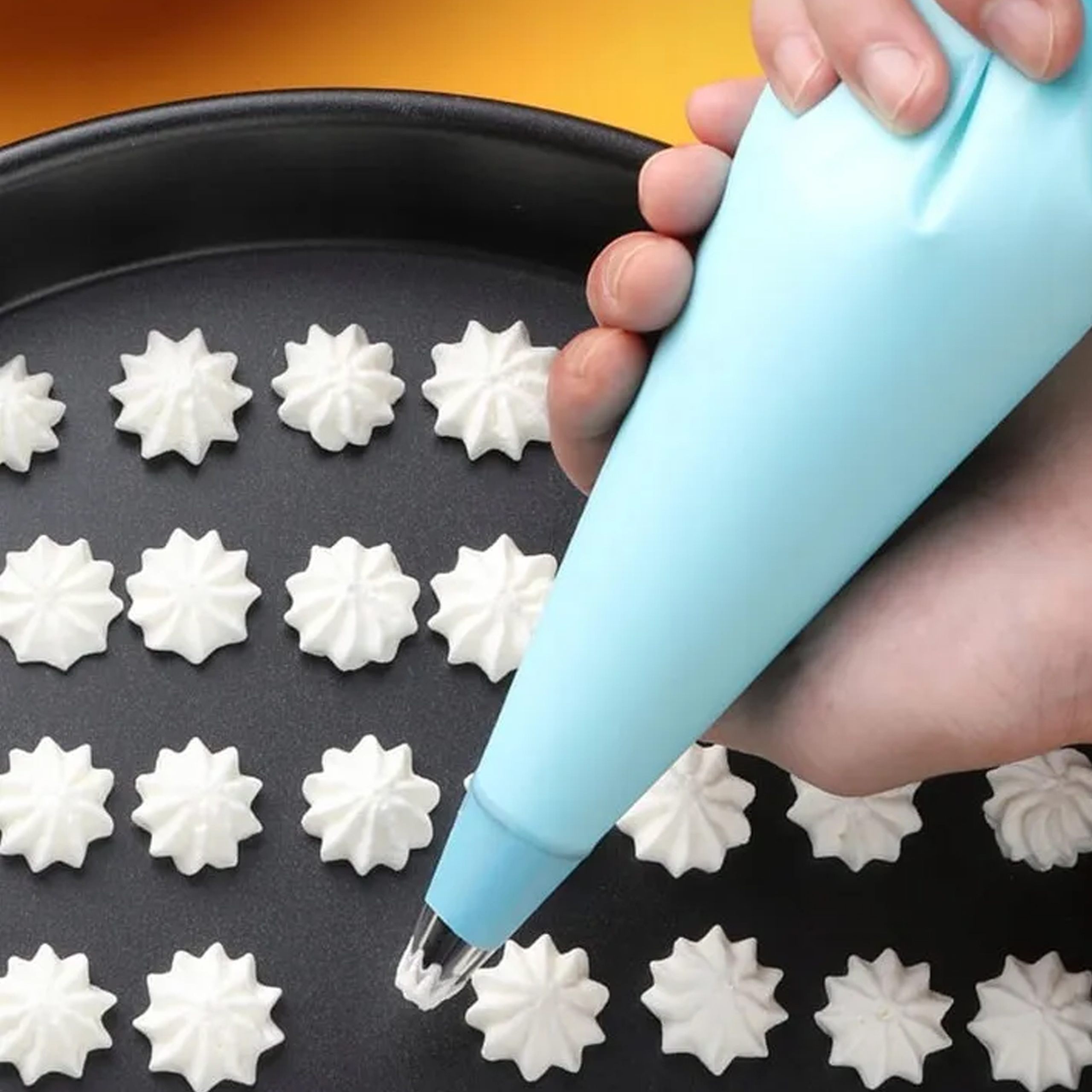 ZESTAW DUŻE TYLKI CUKIERNICZE 24x DO DEKORACJI TORTÓW I CIAST + ADAPTER - obrazek 6