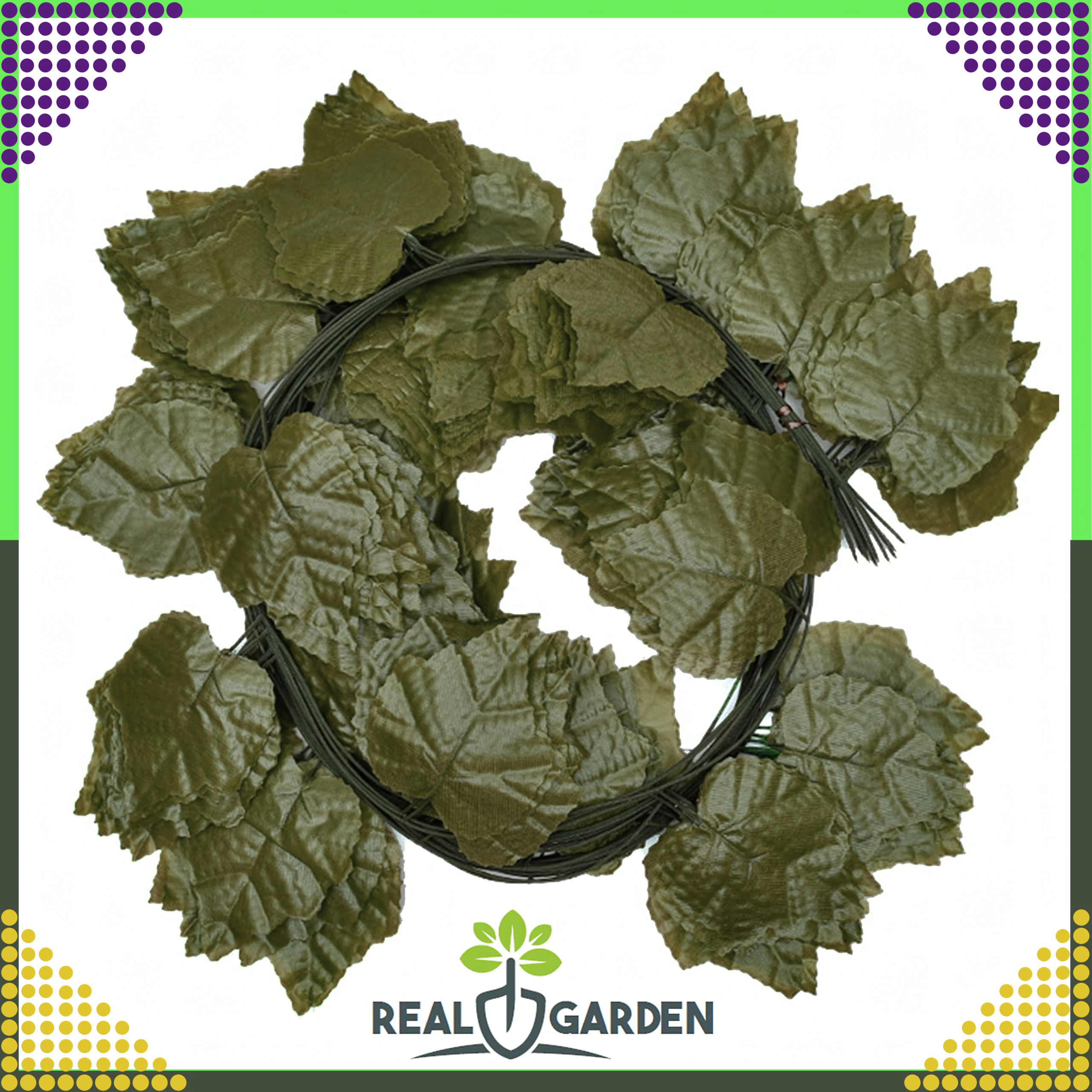 12x Sztuczny Bluszcz na Ścianę Balkon Roślina Liście Wisząca Dekoracje 27m - obrazek 5