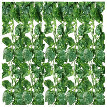 5x Sztuczny Bluszcz na Ścianę Balkon Roślina Liście Wisząca Dekoracje 11,5m