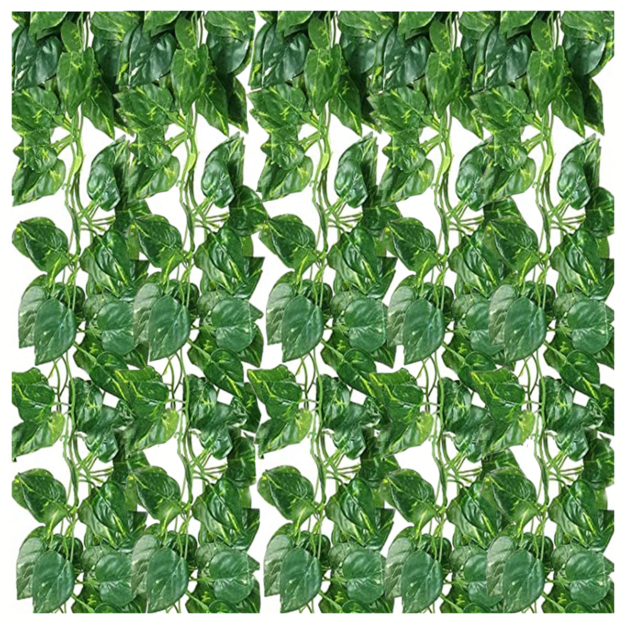5x Sztuczny Bluszcz na Ścianę Balkon Roślina Liście Wisząca Dekoracje 11,5m