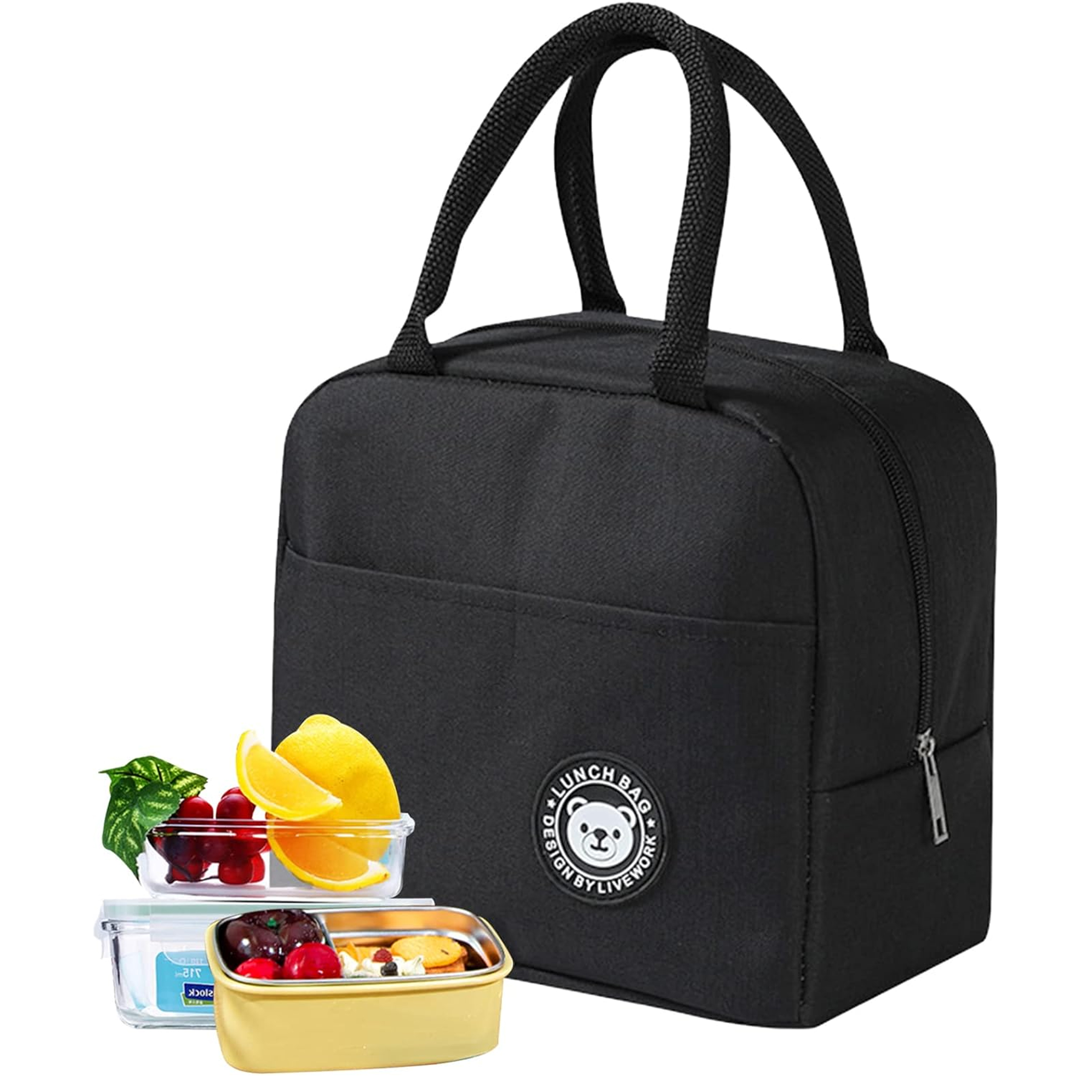 Torba Termiczna Izolacyjna Lunch Box Śniadaniówka na Jedzenie Piknik Plażę - obrazek 6