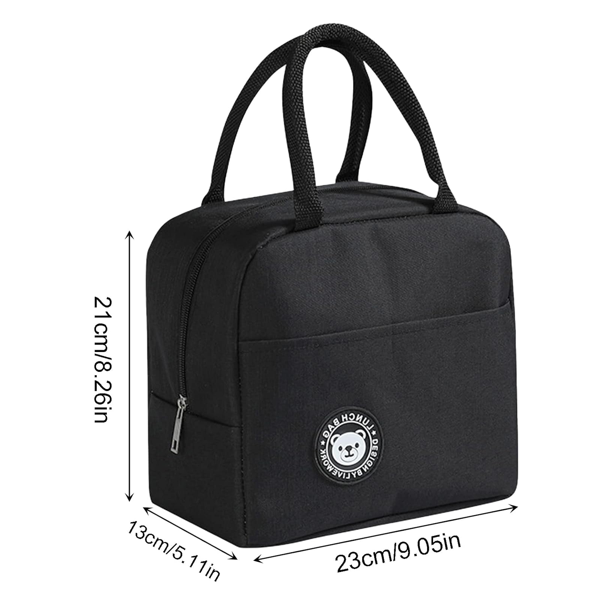 Torba Termiczna Izolacyjna Lunch Box Śniadaniówka na Jedzenie Piknik Plażę - obrazek 7