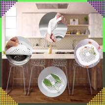 Sitko Silikonowe do Zlewu Wanny Umywalki Filtr Odpływ Wyłapywacz Włosów