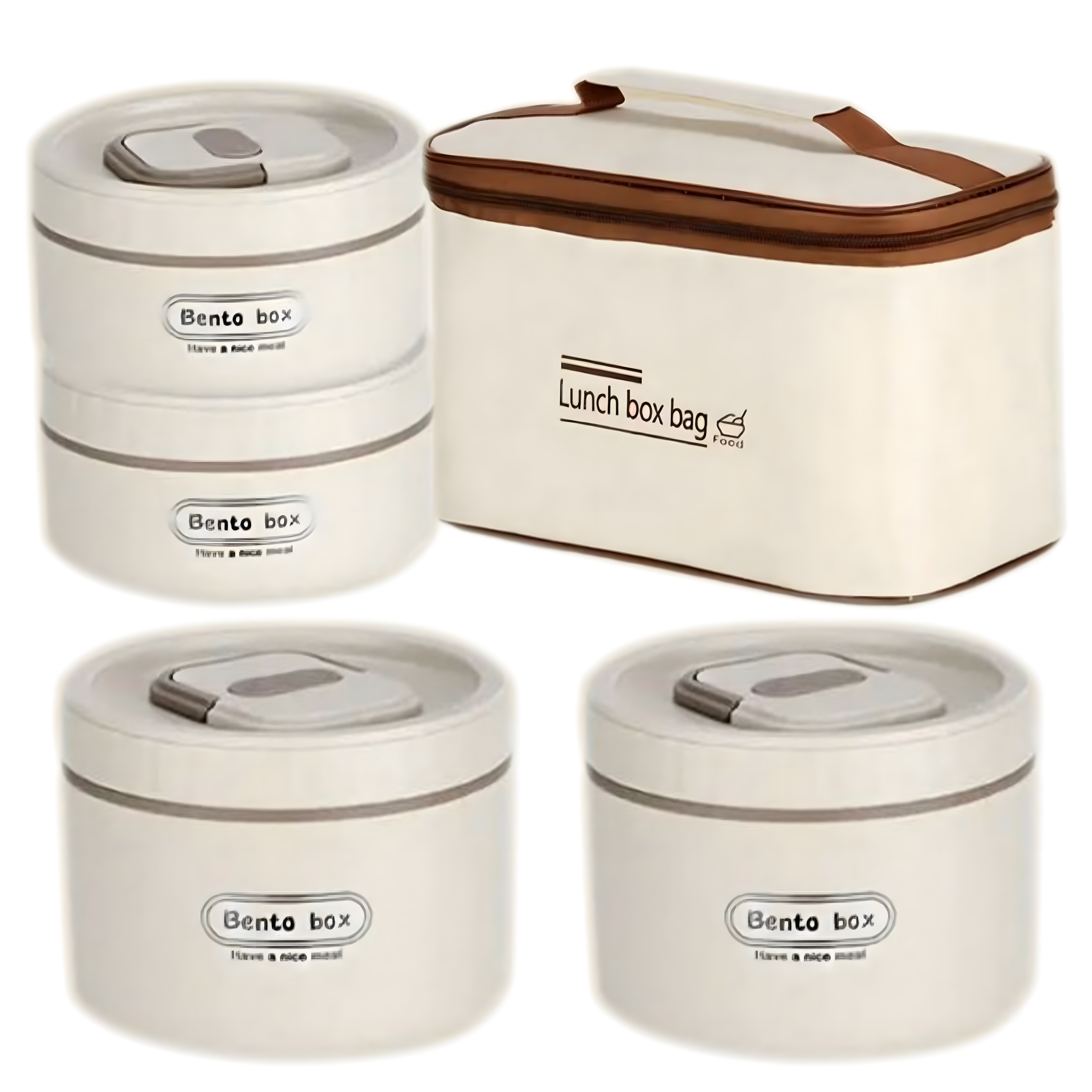 Zestaw Izolowanych Pojemników do Przechowywania Żywności LunchBox 4 szt - obrazek 4