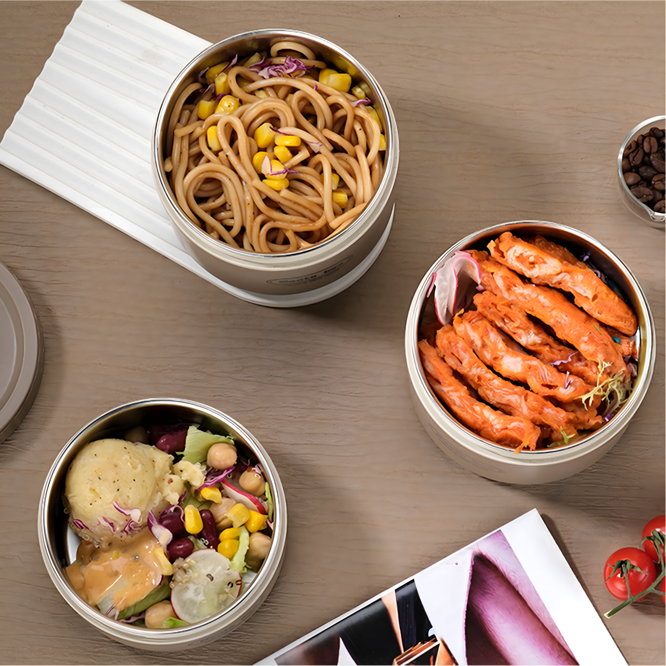 Zestaw Izolowanych Pojemników do Przechowywania Żywności LunchBox 4 szt - obrazek 8