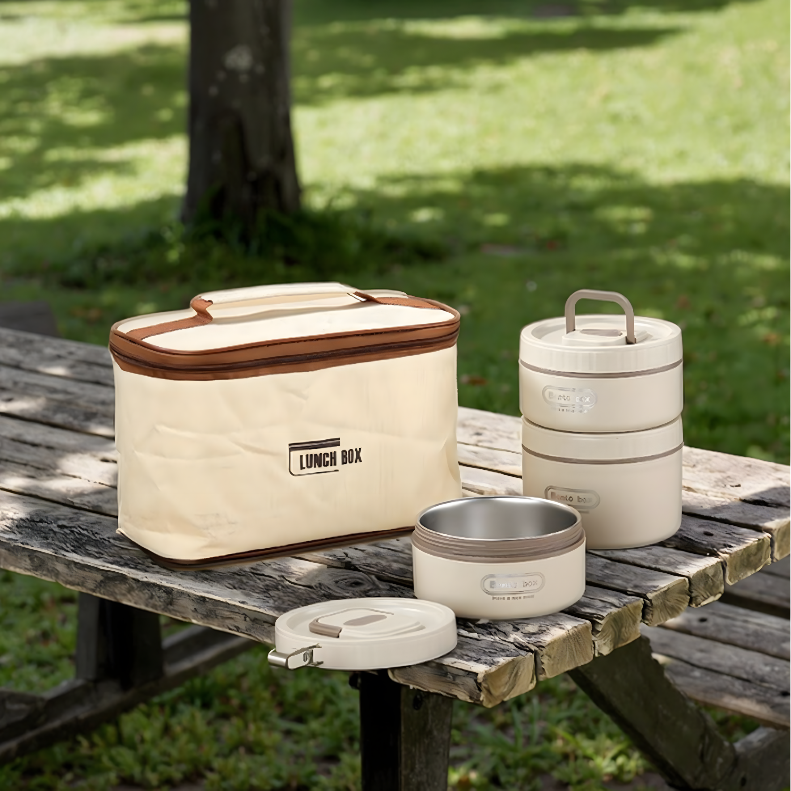 Zestaw Izolowanych Pojemników do Przechowywania Żywności LunchBox 4 szt - obrazek 9