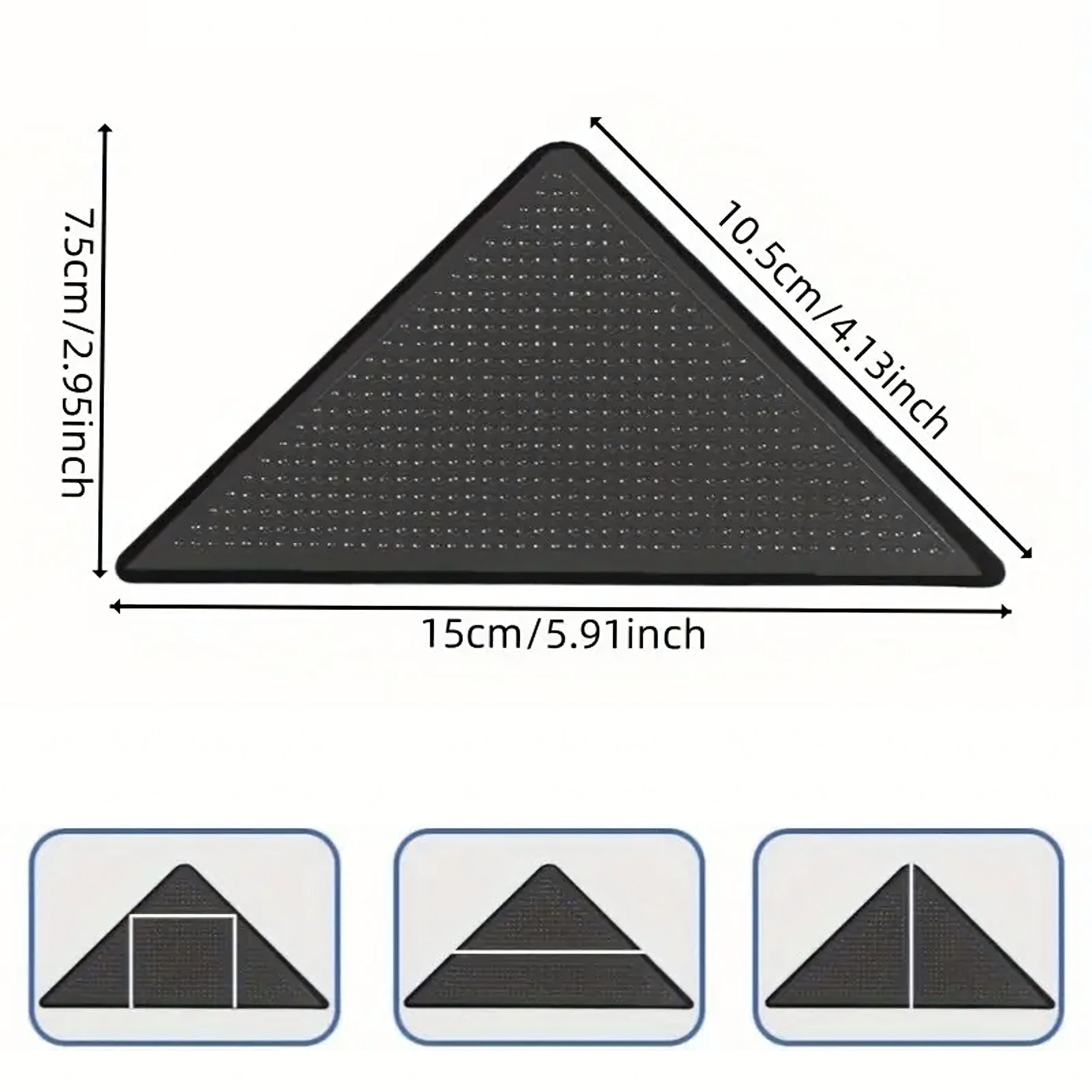 8x Naklejki Podkładki Podkładka Antypoślizgowe pod Dywan Wykładzinę - obrazek 3