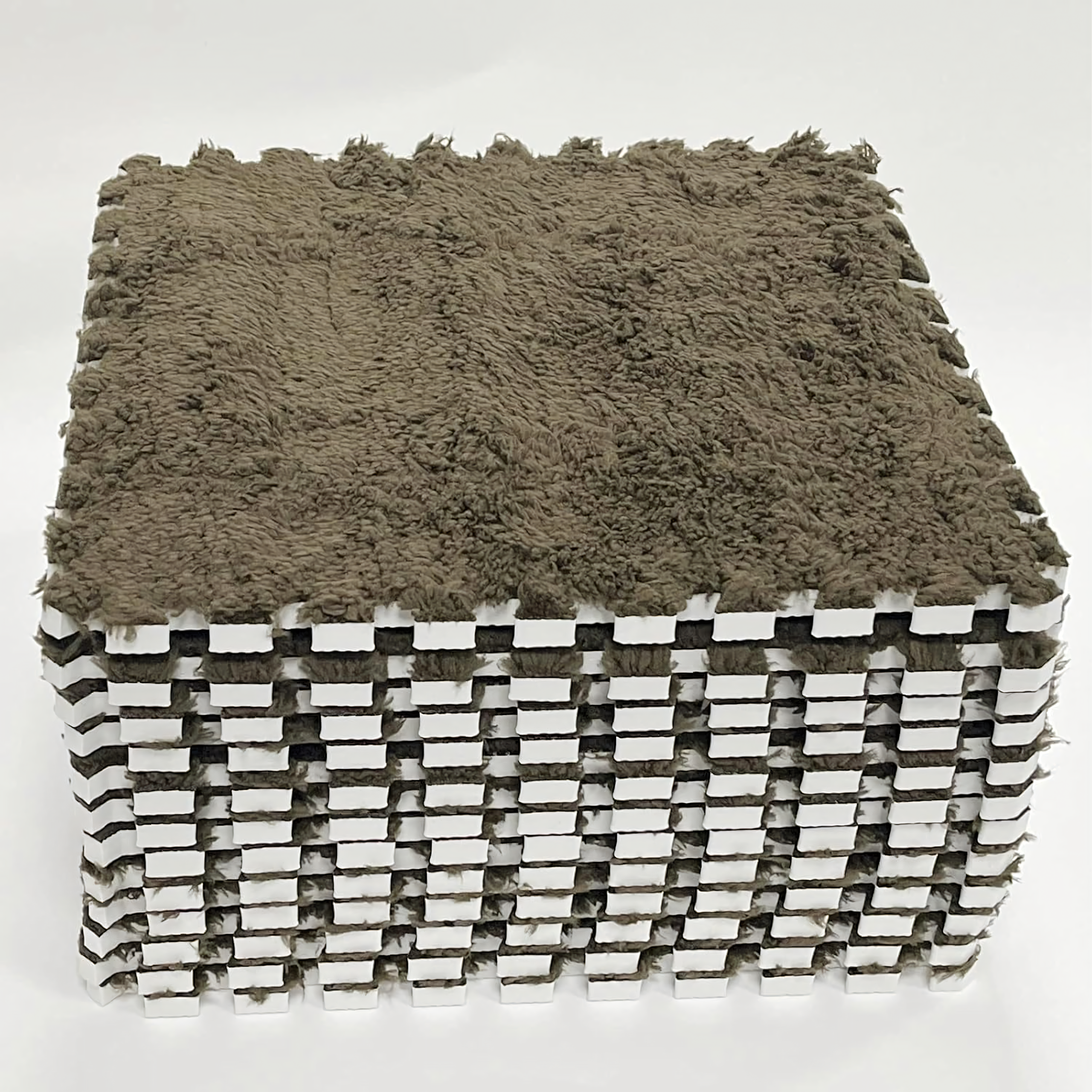 12x Puzzle Piankowe EVA Mata Pluszowa Dywan Podłogowa Brązowe 30x30cm - obrazek 5