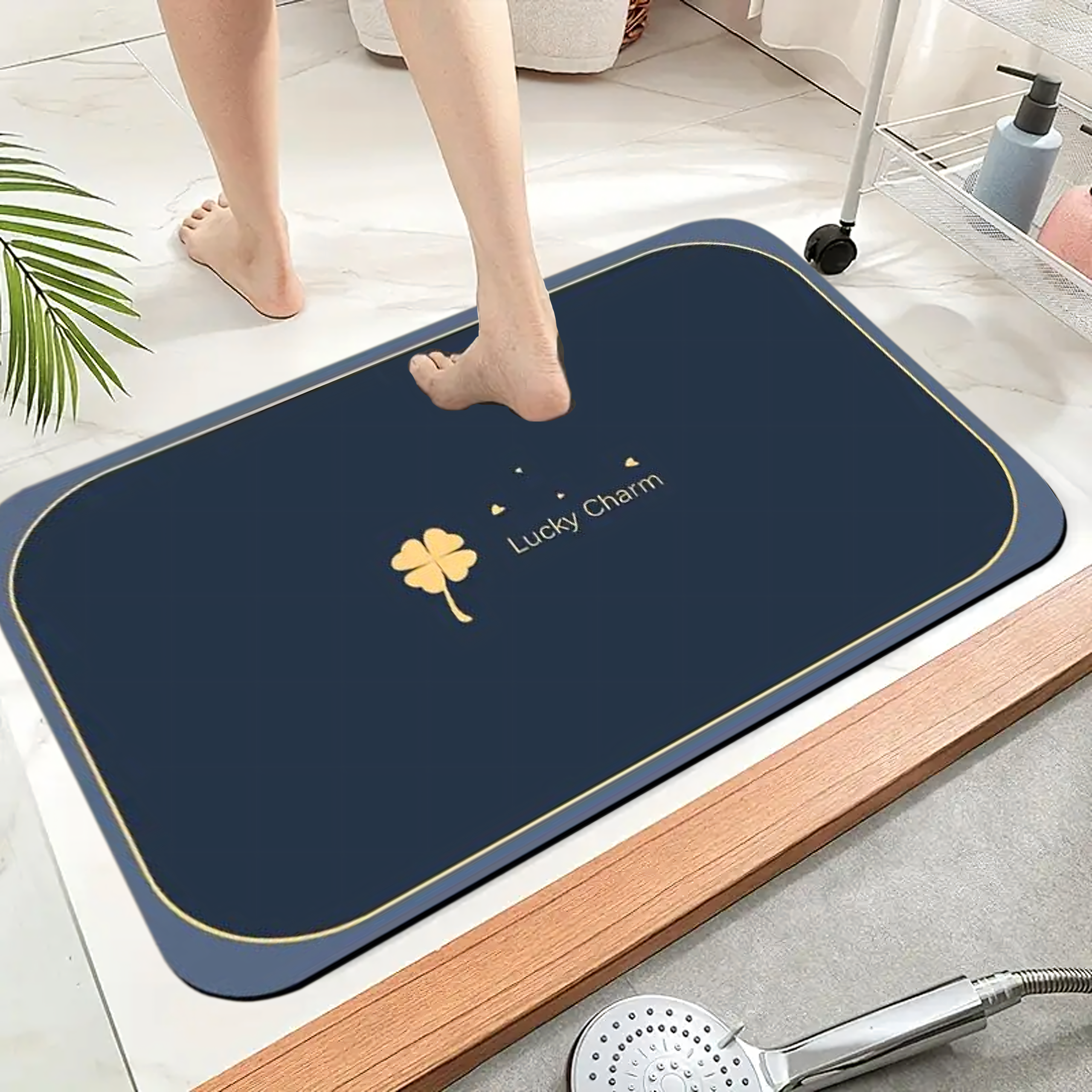 Dywanik Mata Łazienkowa Antypoślizgowa Szybkoschnąca 80x50cm do Wanny - obrazek 10