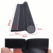 Pas Uszczelniający Uszczelka Antyprzeciągowa pod Drzwi Okna na Rzep 95 cm