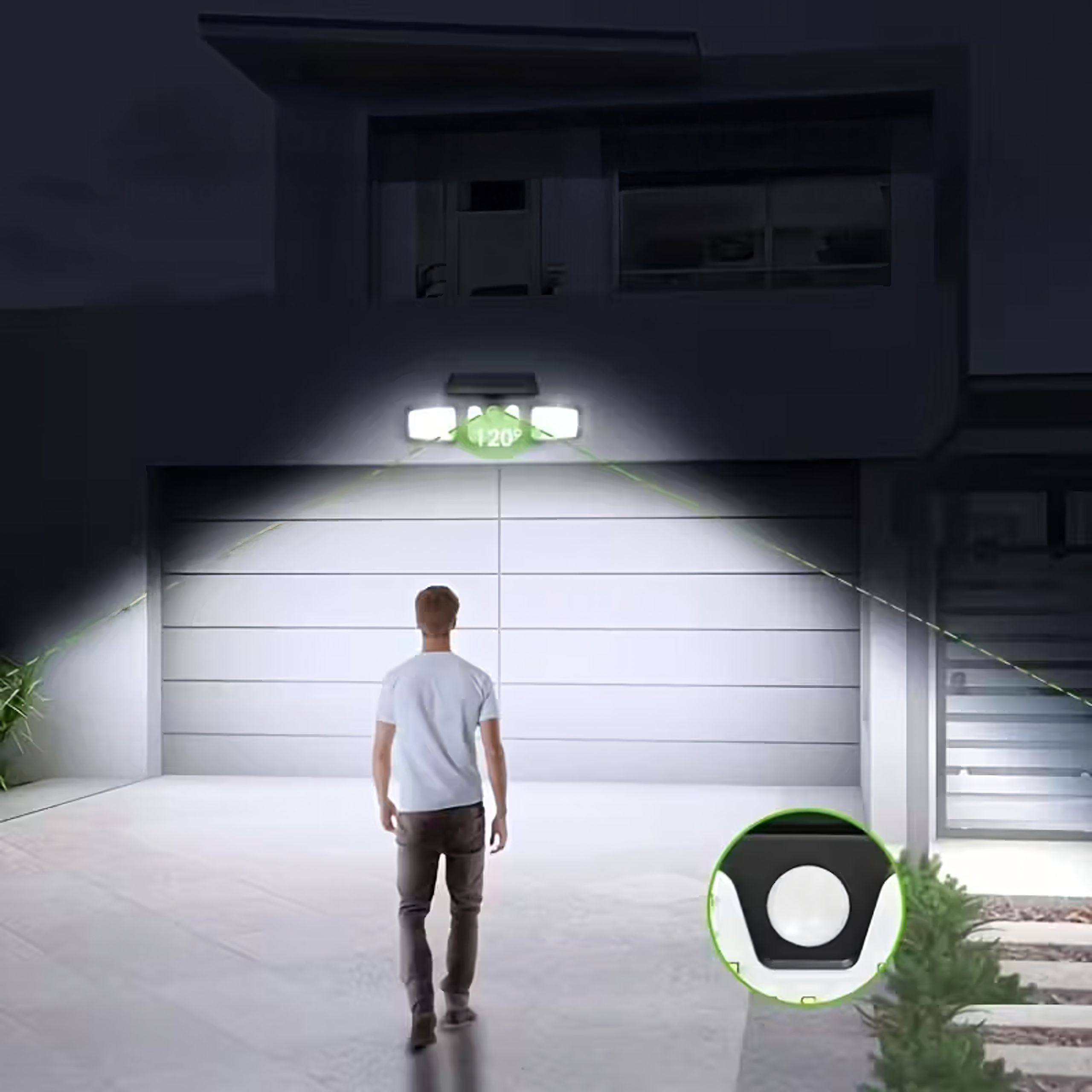 Lampa Solarna 74 Led 4w1 Zewnętrzna Uliczna Czujnik Ruchu Zmierzchu Mocna - obrazek 6