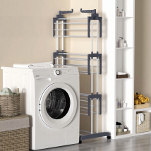 Suszarka Wieszak na Pranie XXL Składana Stojąca do 40kg Stabilna Kółka