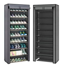 Składana Szafka Tekstylna na Buty Półka Materiałowa na Obuwie Regał Duża