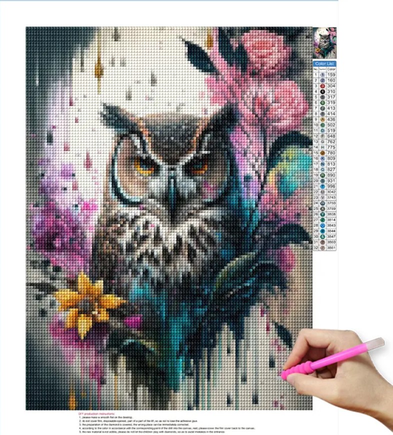 Diamond Painting Haft Diamentowy Mozaika Zestaw 5D 119 - obrazek 11