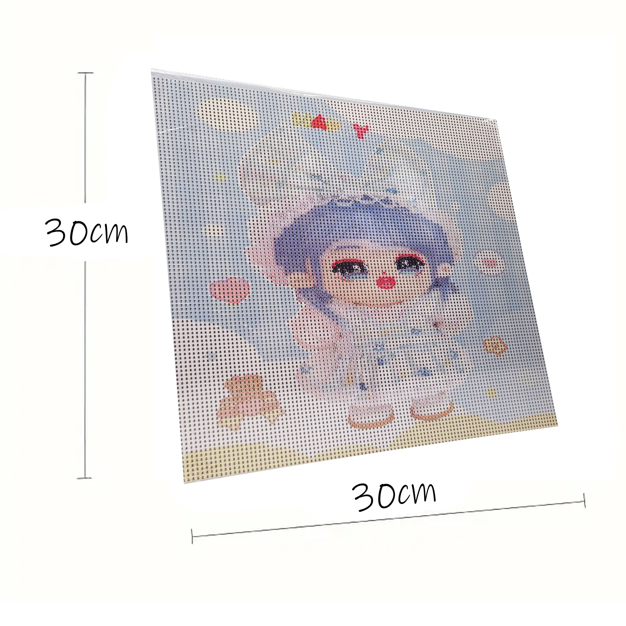 HAFT DIAMENTOWY 30x30 DIAMOND PAINTING MOZAIKA DIAMENTOWA ANIME OBRAZ - obrazek 7