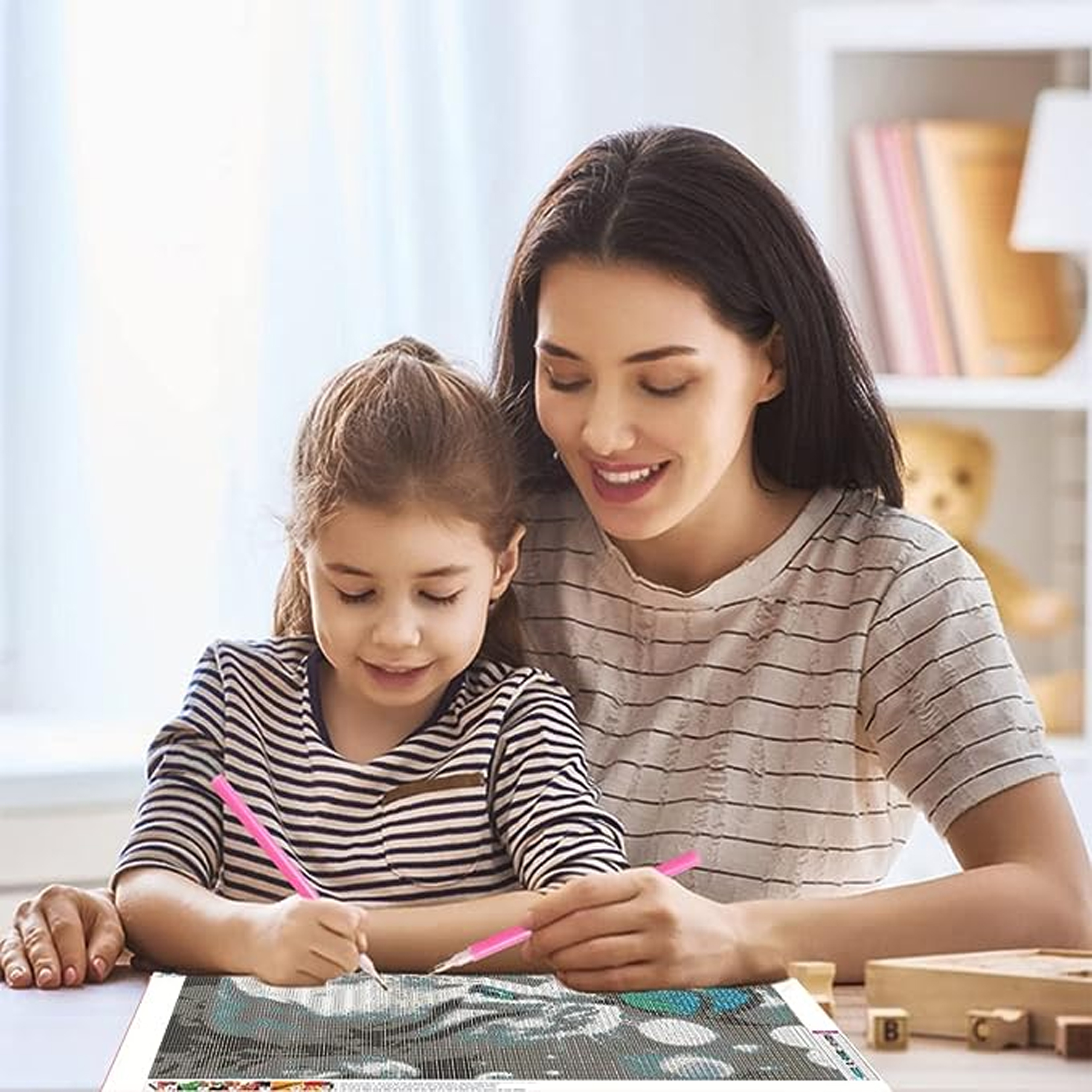 HAFT DIAMENTOWY 20x20 DIAMOND PAINTING MOZAIKA DIAMENTOWA OBRAZ Z RAMKĄ - obrazek 5