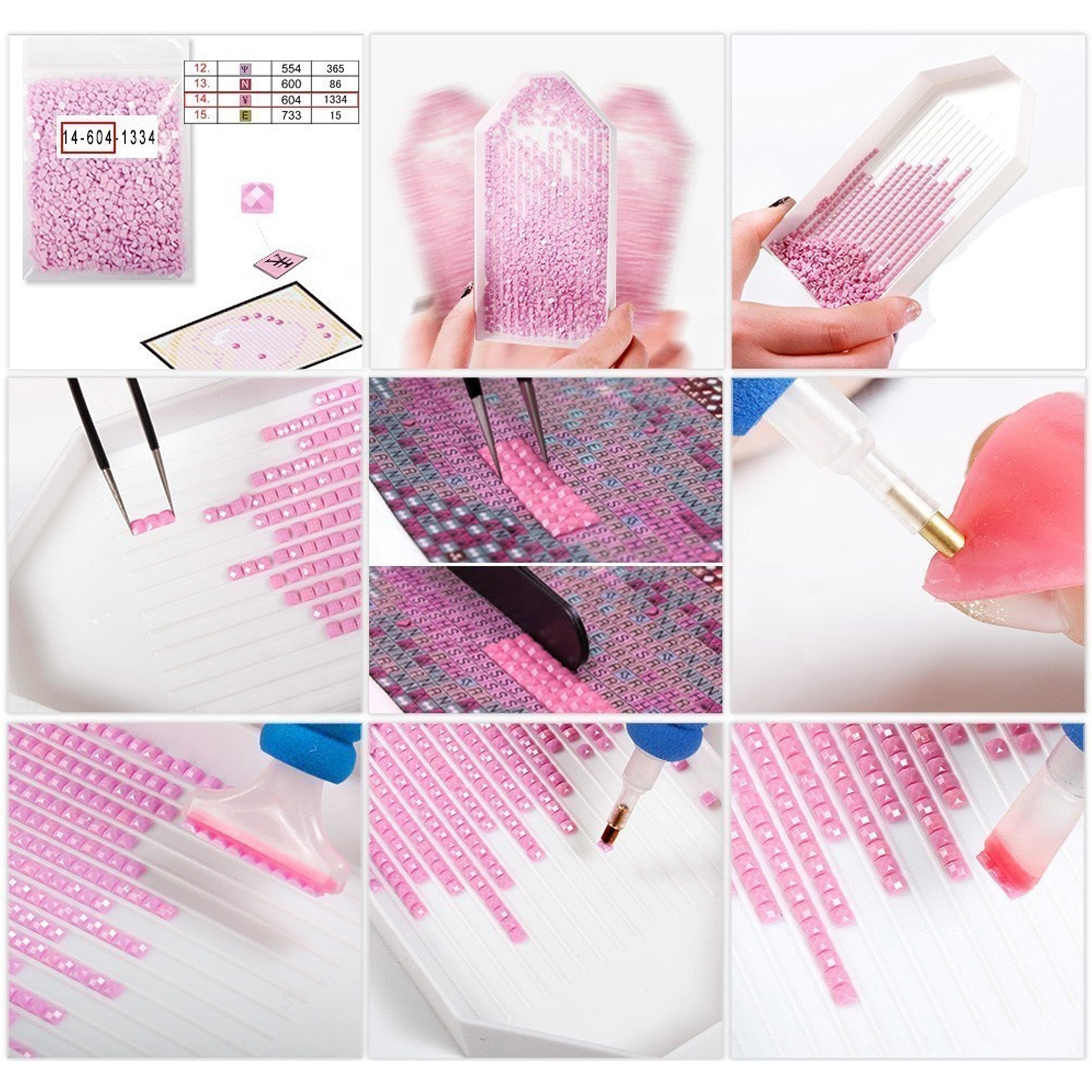 HAFT DIAMENTOWY 20x20 DIAMOND PAINTING MOZAIKA DIAMENTOWA OBRAZ Z RAMKĄ - obrazek 6