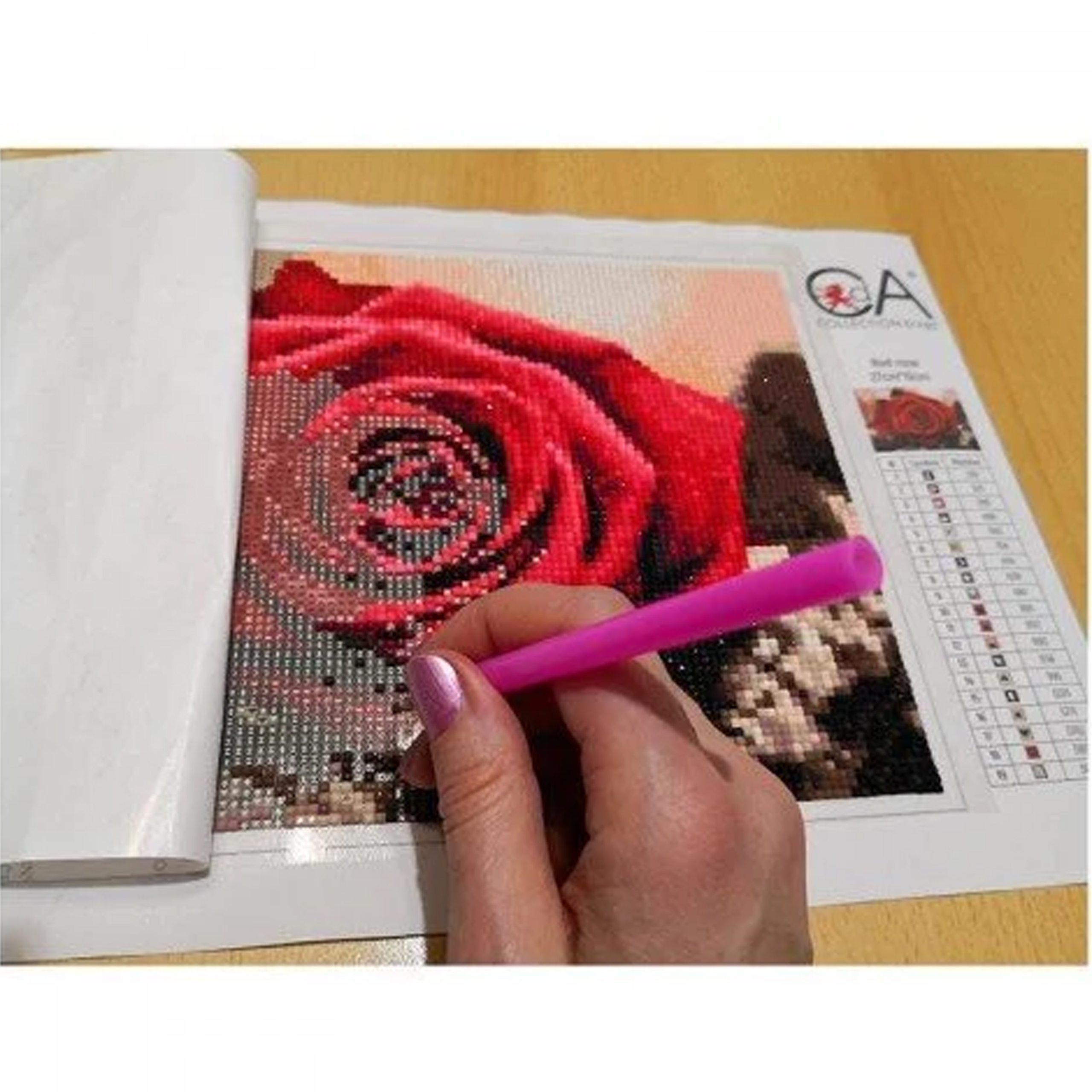 Diamond Painting Haft Diamentowy Mozaika Zestaw 5D Płótno Rama 20X30 - obrazek 3