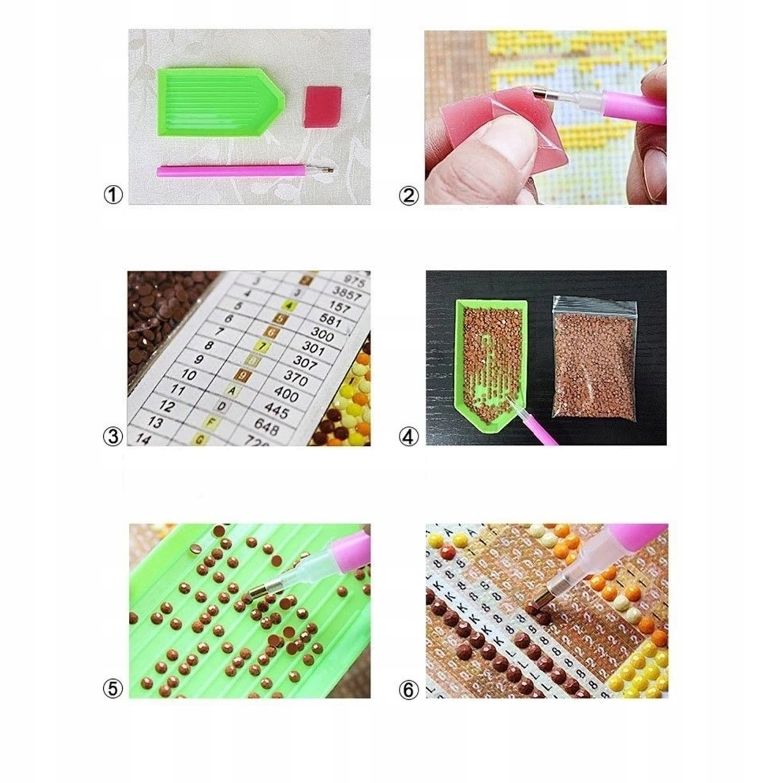 Diamond Painting Haft Diamentowy Mozaika Zestaw 5D Płótno Rama 20X30 - obrazek 7