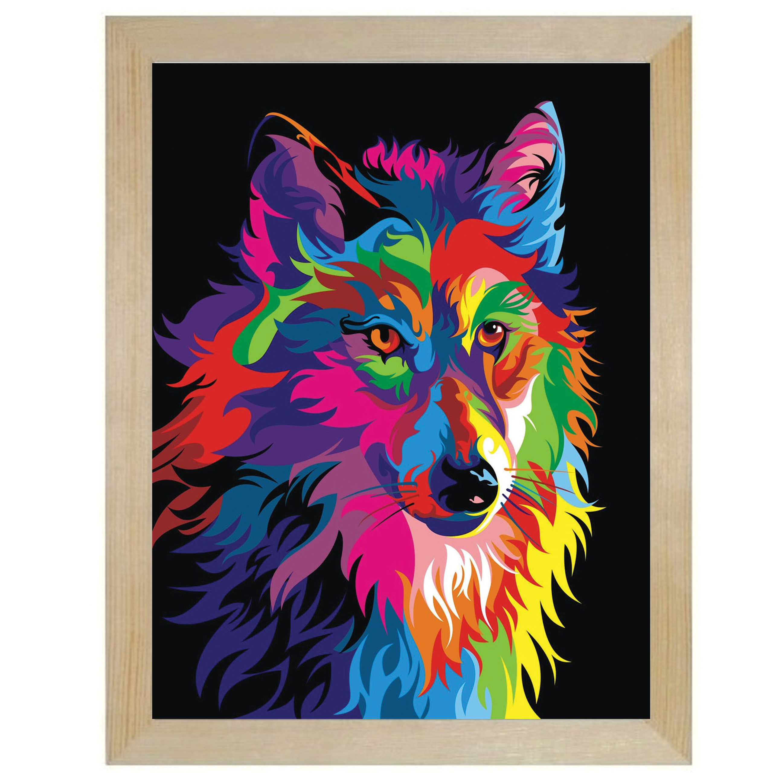 DREWNIANA RAMKA SOSNOWA DO HAFTU DIAMENTOWEGO DIAMOND PAINTING 30X40 - obrazek 3