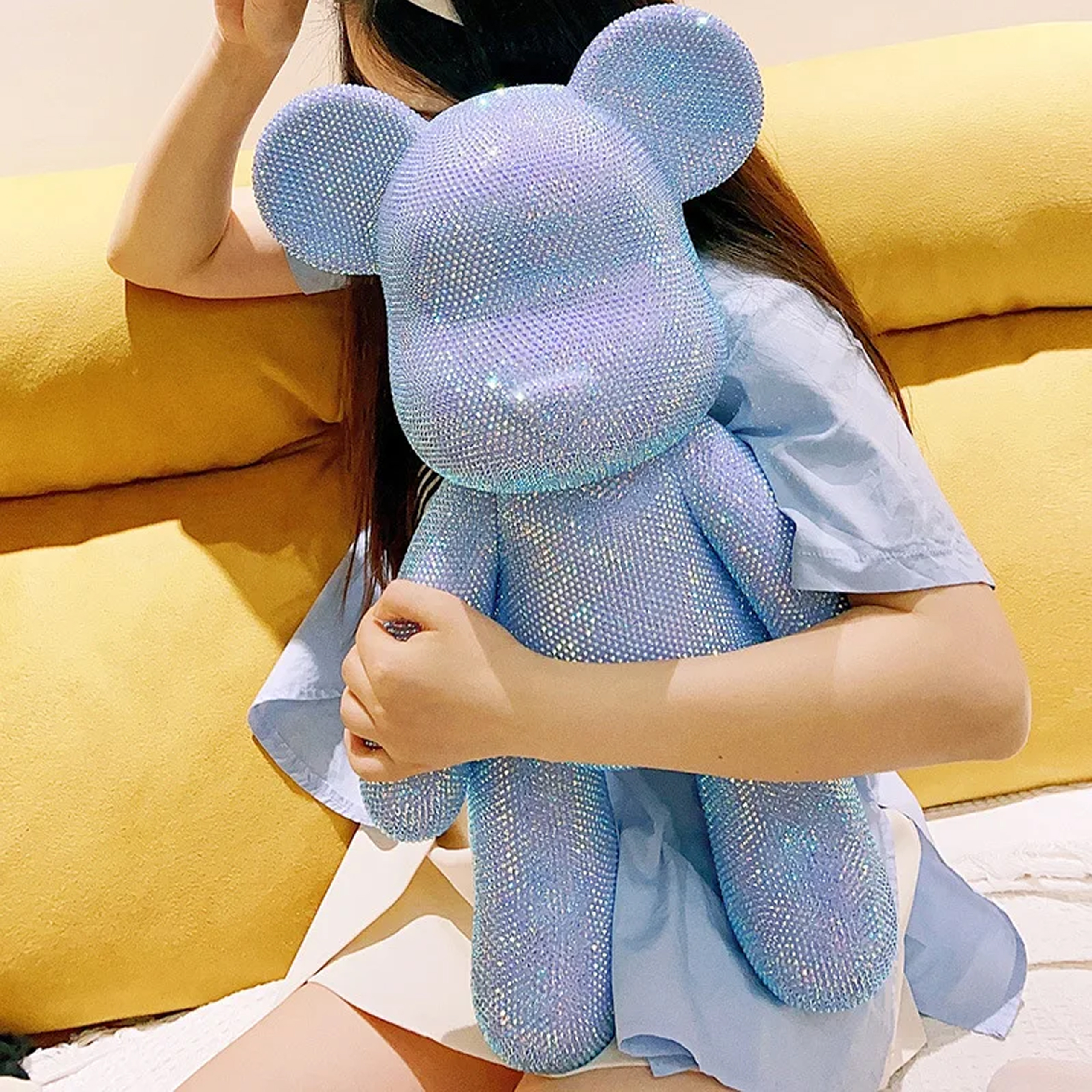 Diamond Painting Haft Diamentowy Zestaw 5D FIGURKA DUŻY MIŚ 38 cm - obrazek 4